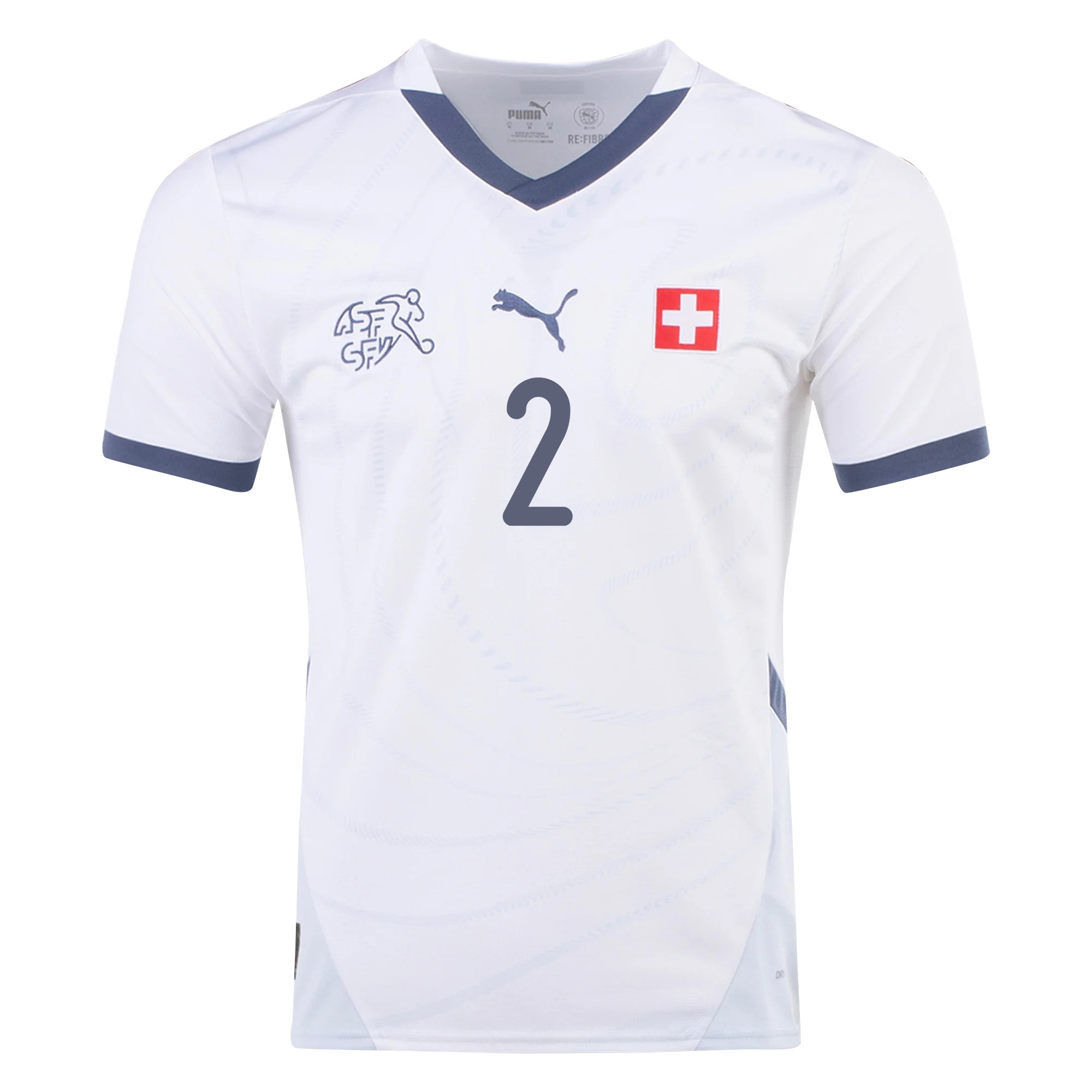 Filip Ugrinic 2 Switzerland National Team 2024/25 Away Men Jersey - White