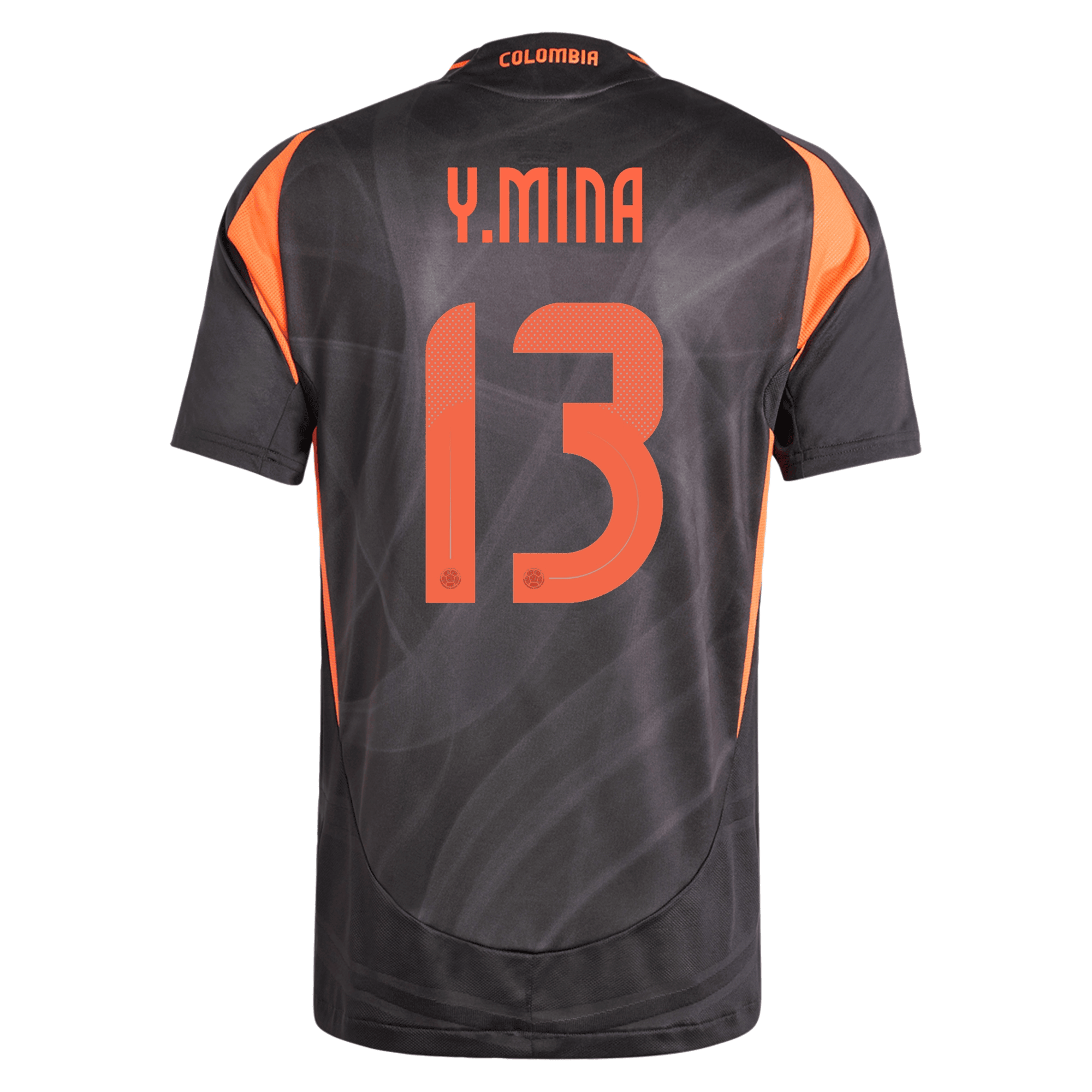 Yerry Mina 13 Colombia National Team 2024 Away Men Jersey - Black