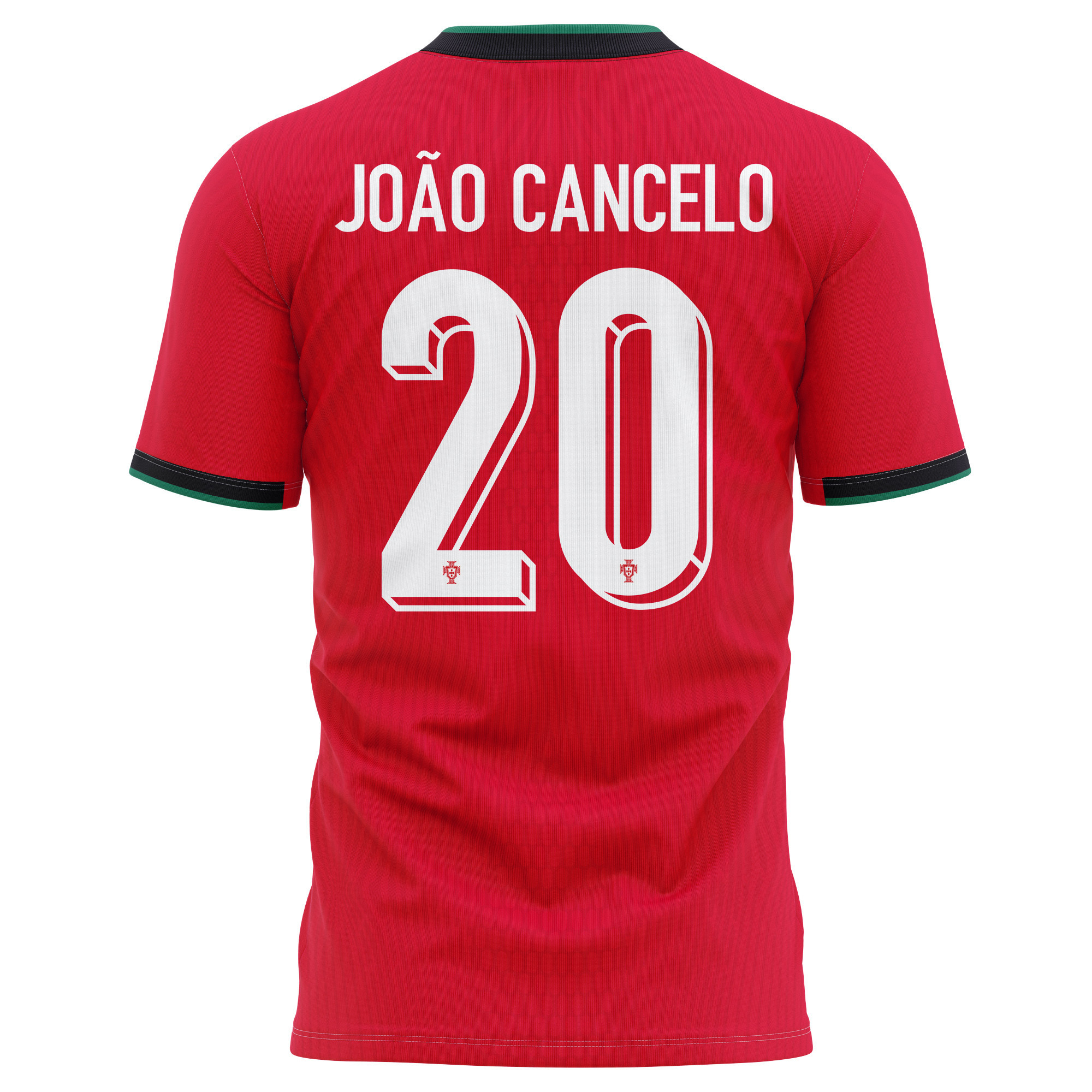 João Cancelo 20 Portugal National Team 2024/25 Home Kits AOP T-shirt - Red