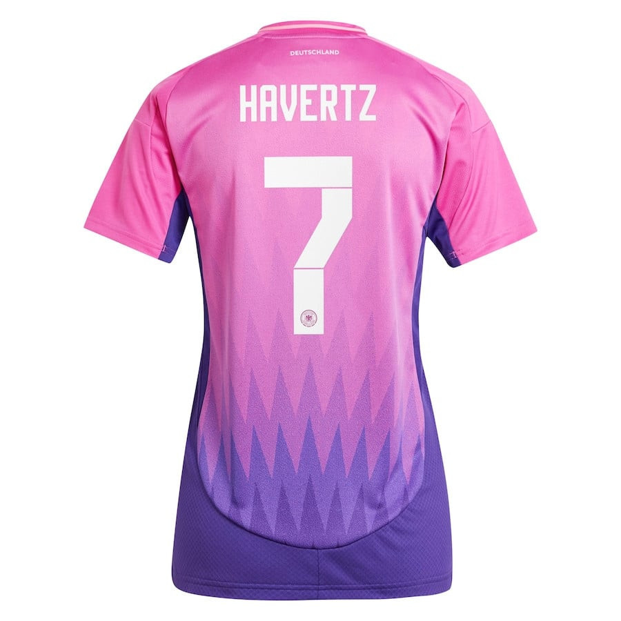 Kai Havertz 7 Germany National Team 2024 Away Women Jersey - Pink