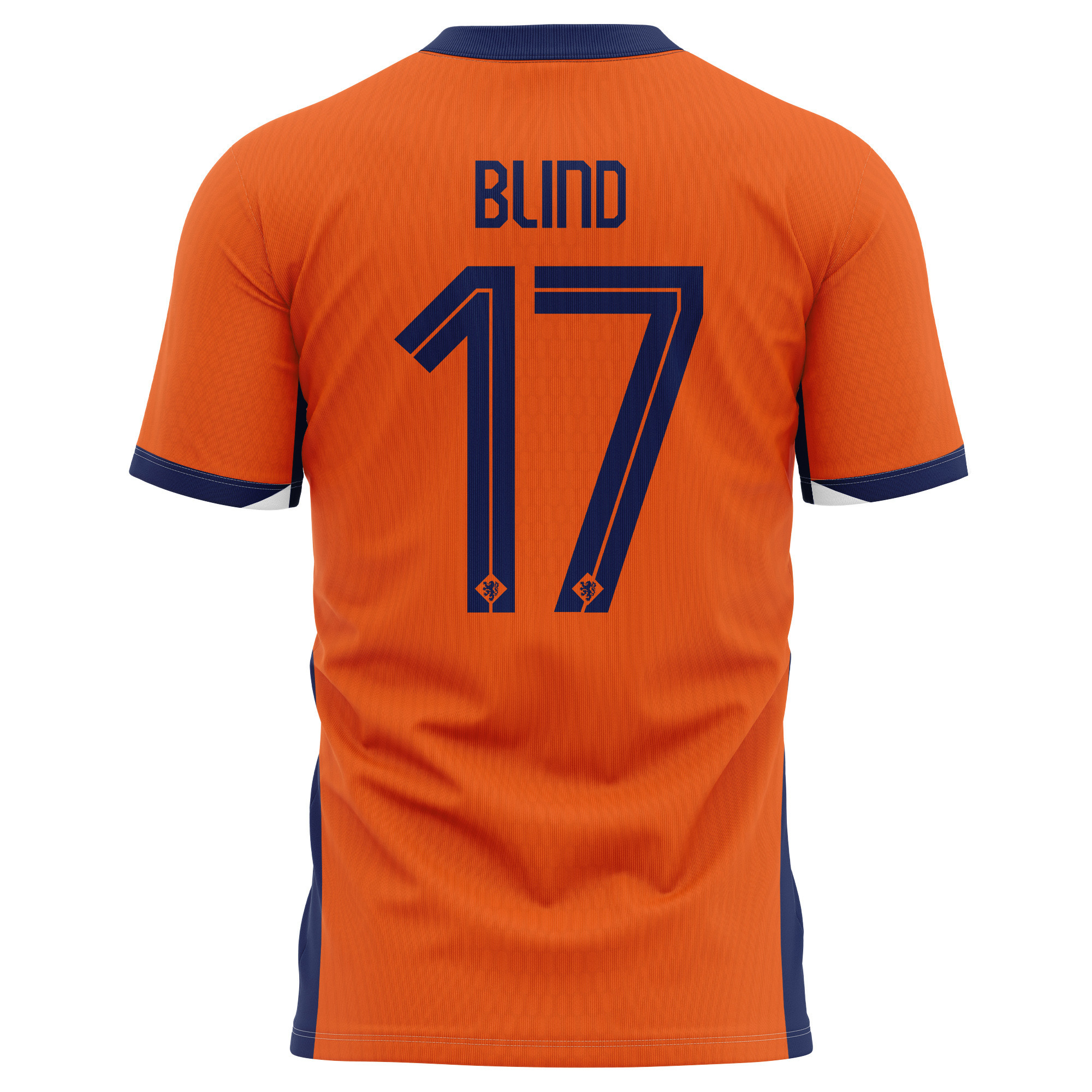 Daley Blind 17 Netherlands National Team 2024 Home Kits AOP T-shirt - Orange