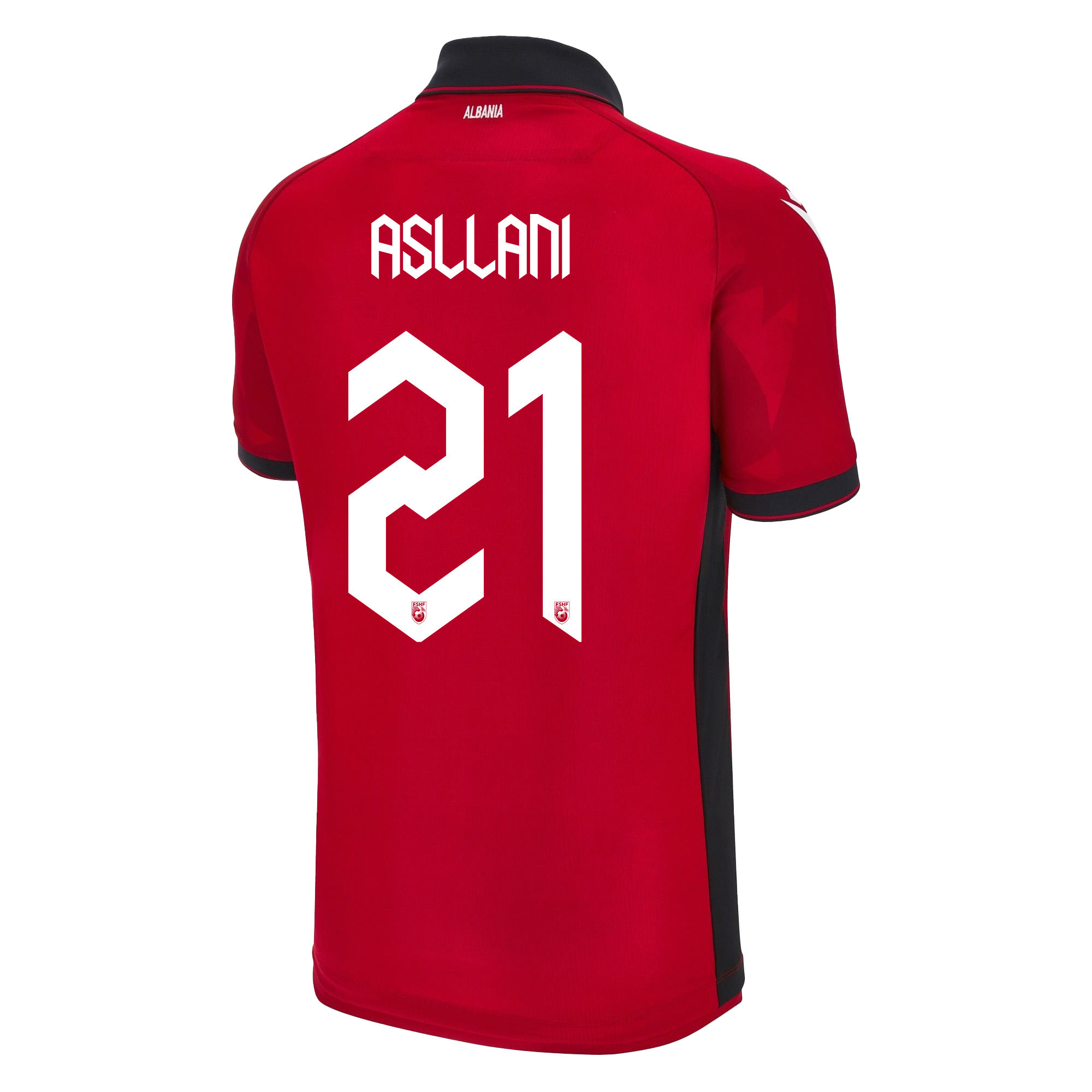 Kristjan Asllani 21 Albania National Team 2024/25 Home Men Jersey - Red