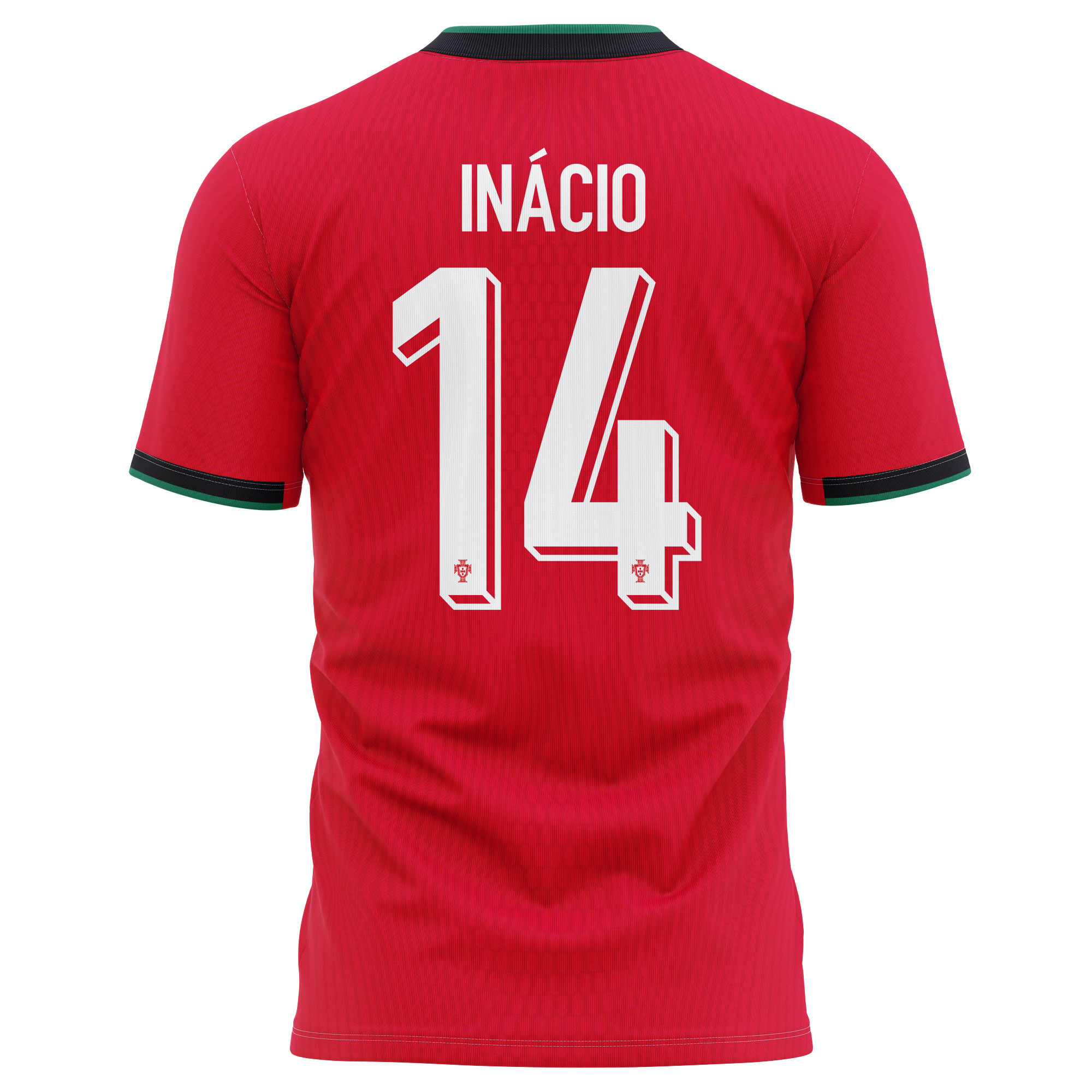 Gonçalo Inácio 14 Portugal National Team 2024/25 Home Kits AOP T-shirt - Red