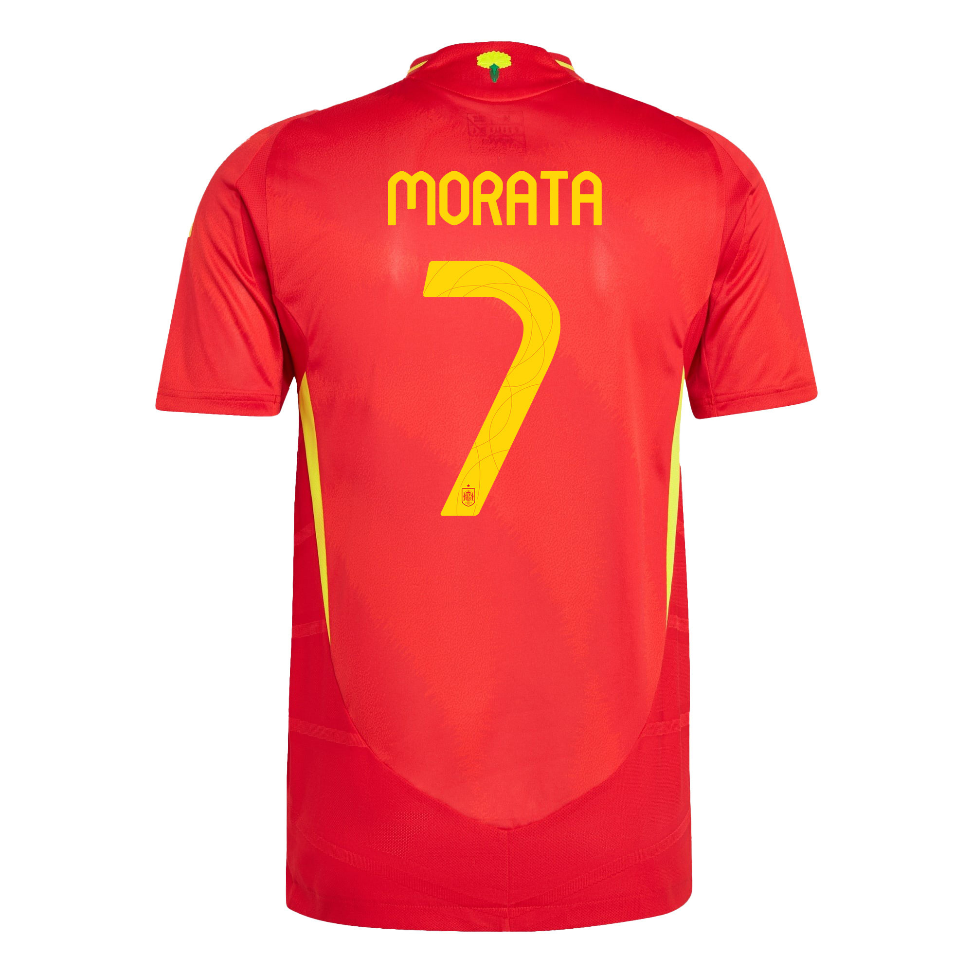 Álvaro Morata 7 Spain National Team 2024 Home Men Jersey - Red