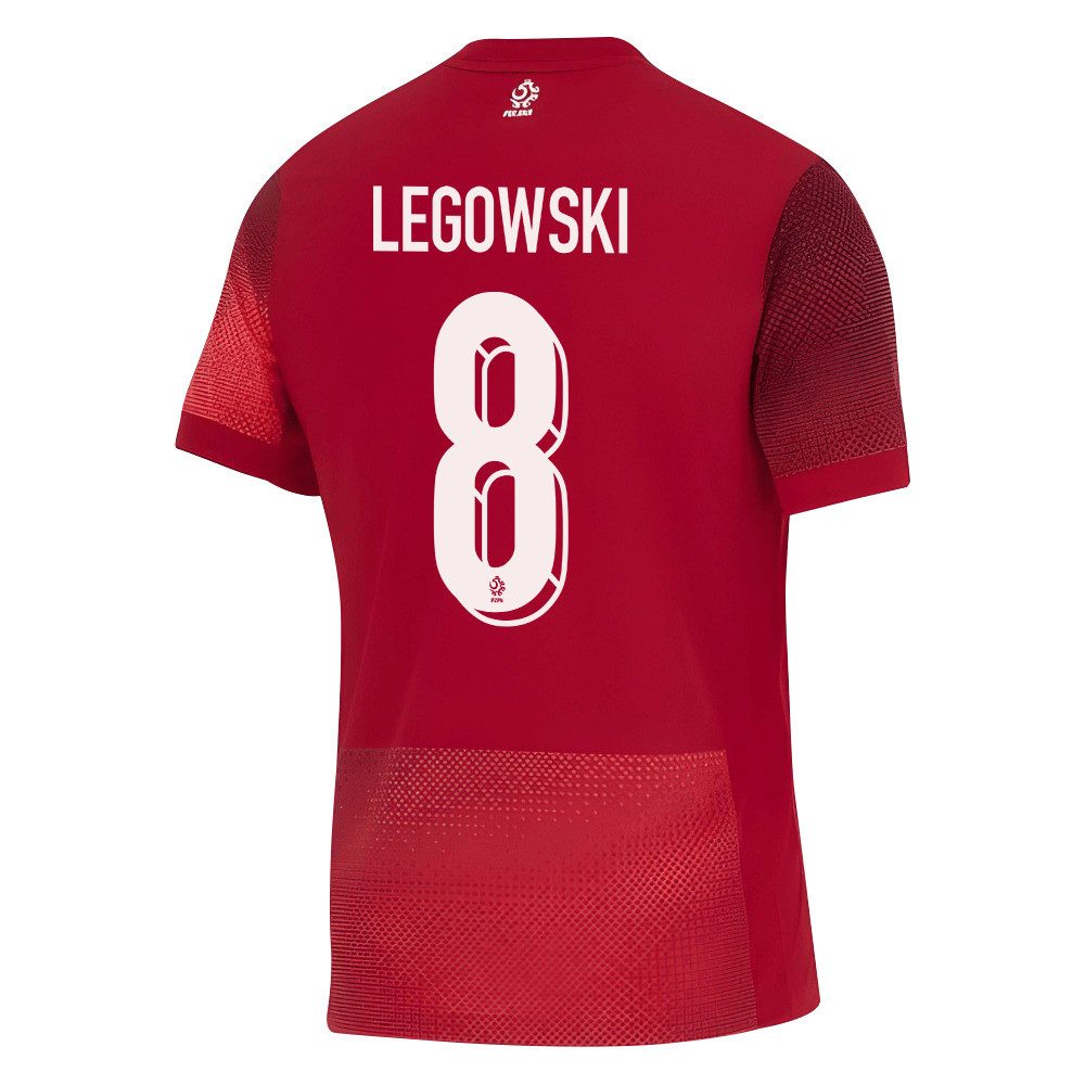 Mateusz Łęgowski 8 Poland National Team 2024/25 Away Men Jersey - Red