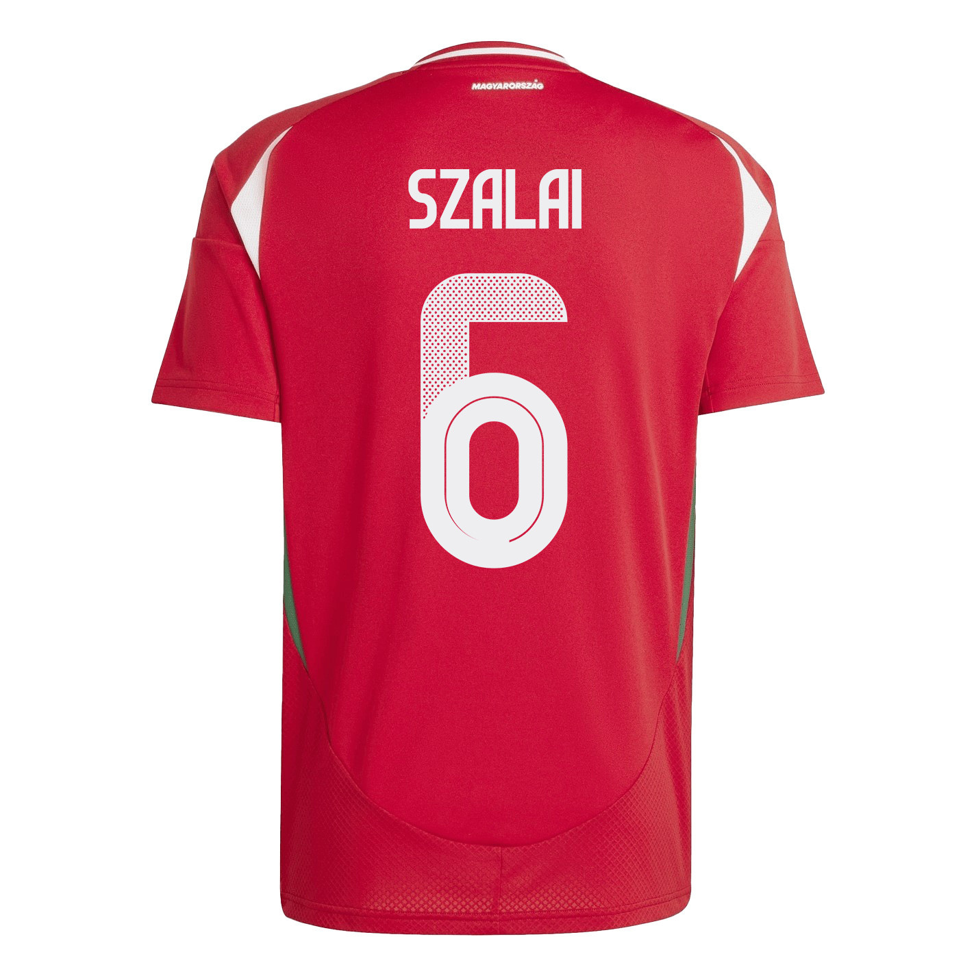 Gábor Szalai 6 Hungary National Team 2024/25 Home Men Jersey - Red