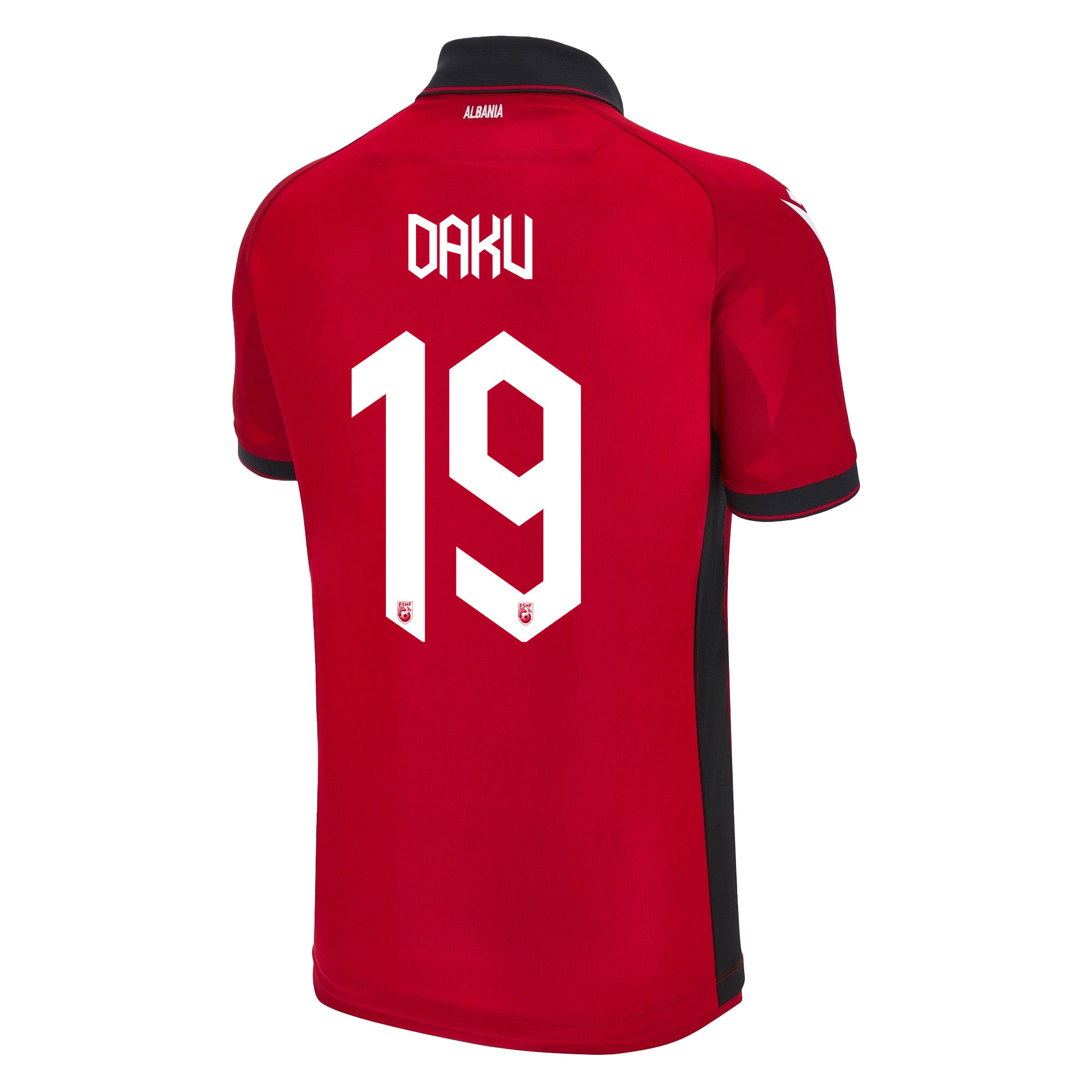 Mirlind Daku 19 Albania National Team 2024/25 Home Men Jersey - Red