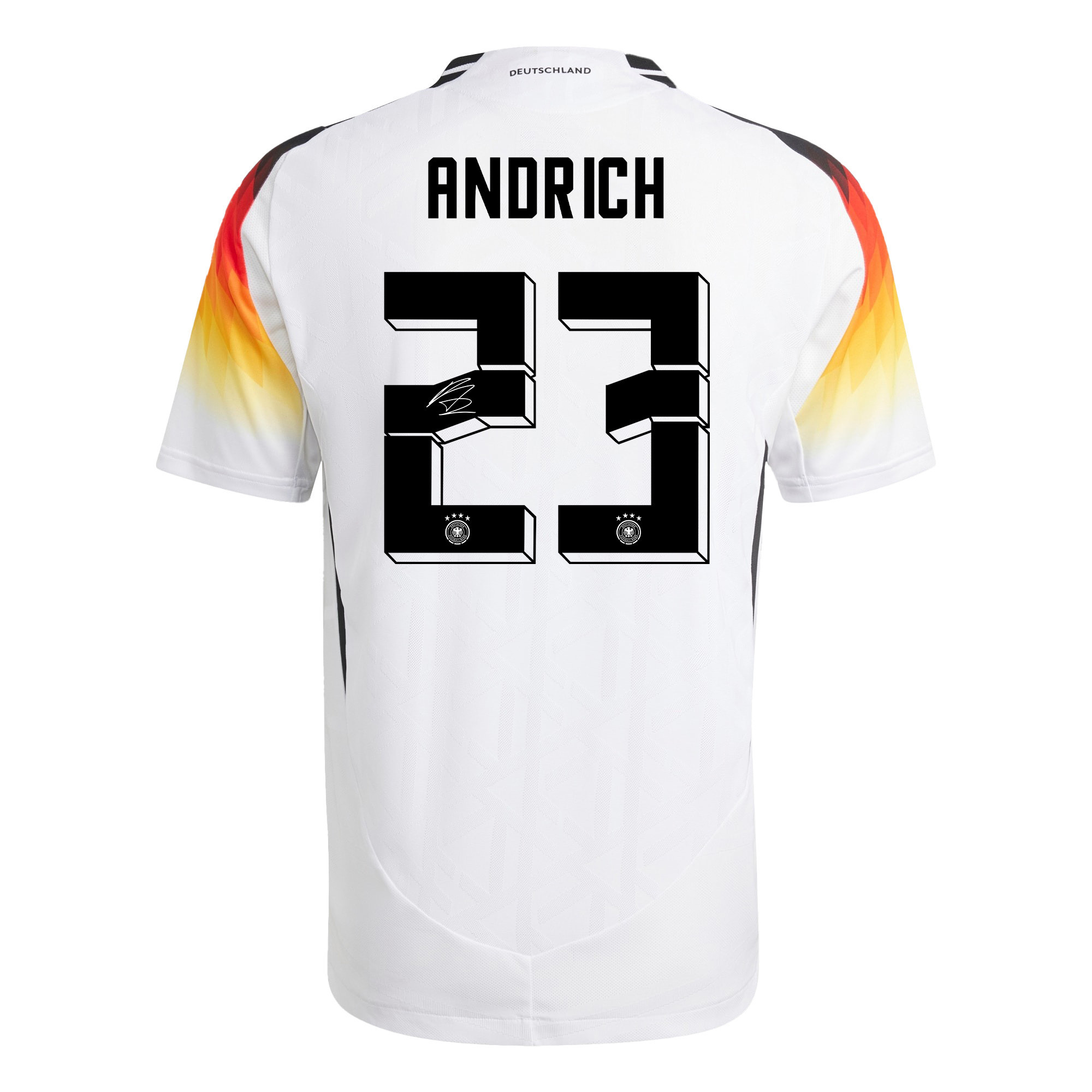 Robert Andrich 23 Signed Germany National Team 2024/25 Home Jersey Autographed - Men
