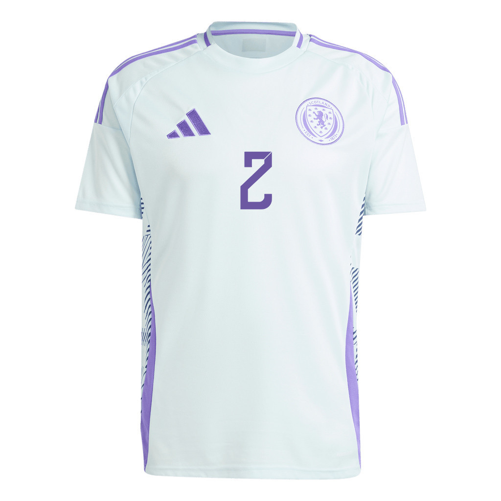 Anthony Ralston 2 Scotland National Team 2024 Away Men Jersey - White