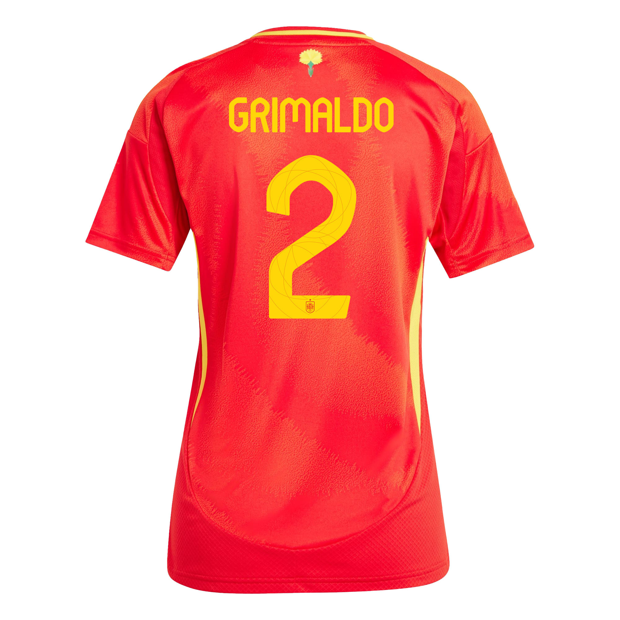 Alex Grimaldo 2 Spain National Team 2024 Home WOMEN Jersey - Red