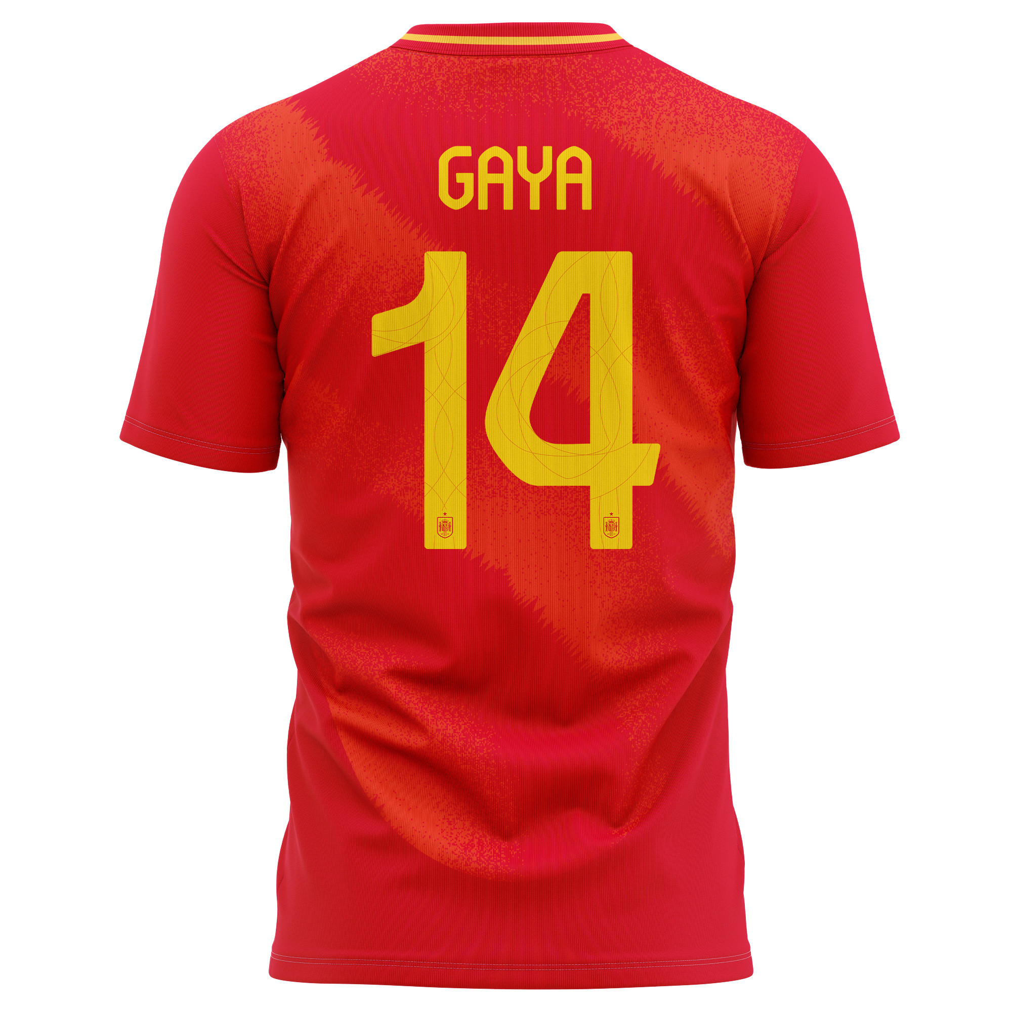 José Gayà 14 Spain National Team 2024 Home Kits AOP T-shirt - Red