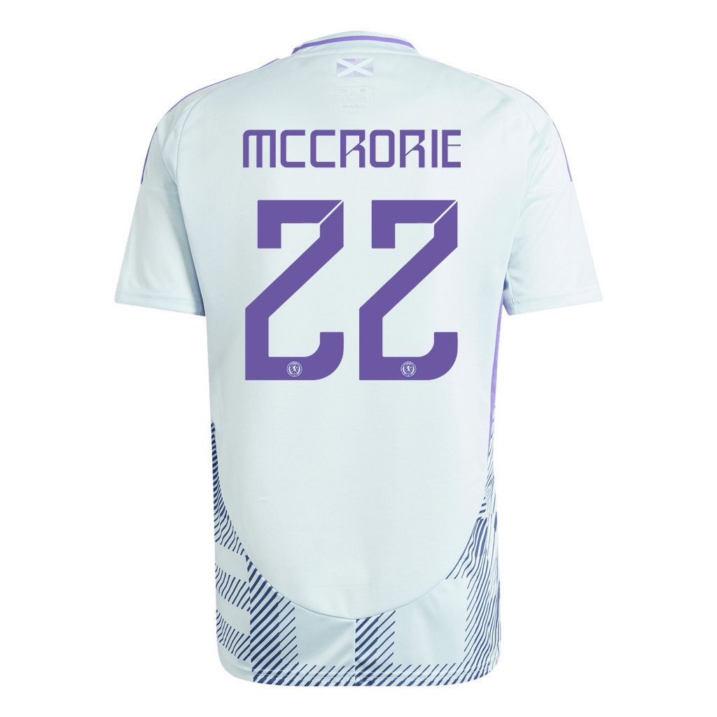 Ross McCrorie 22 Scotland National Team 2024 Away Men Jersey - White