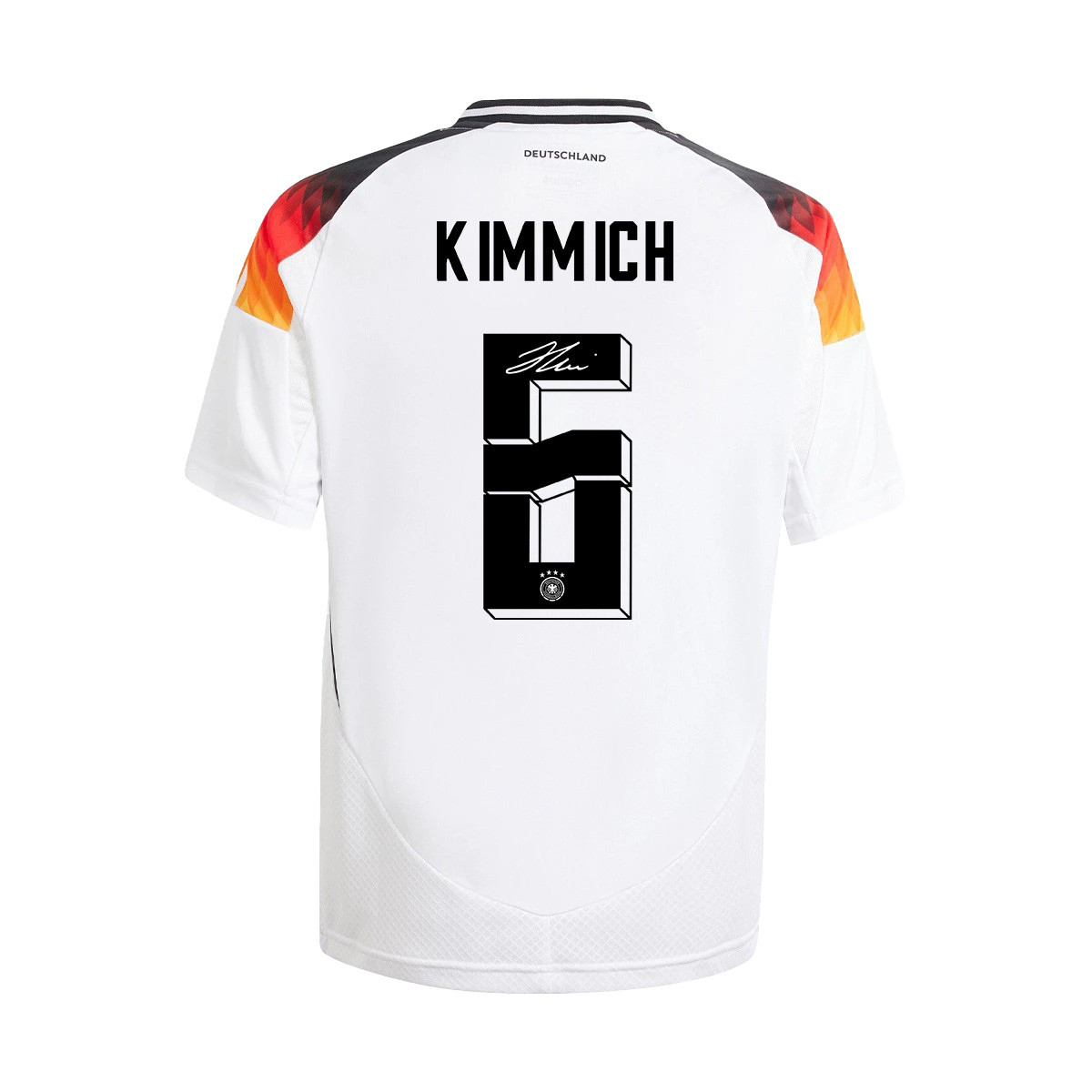 Joshua Kimmich 6 Signed Germany National Team 2024/25 YOUTH Jersey Autographed - Home