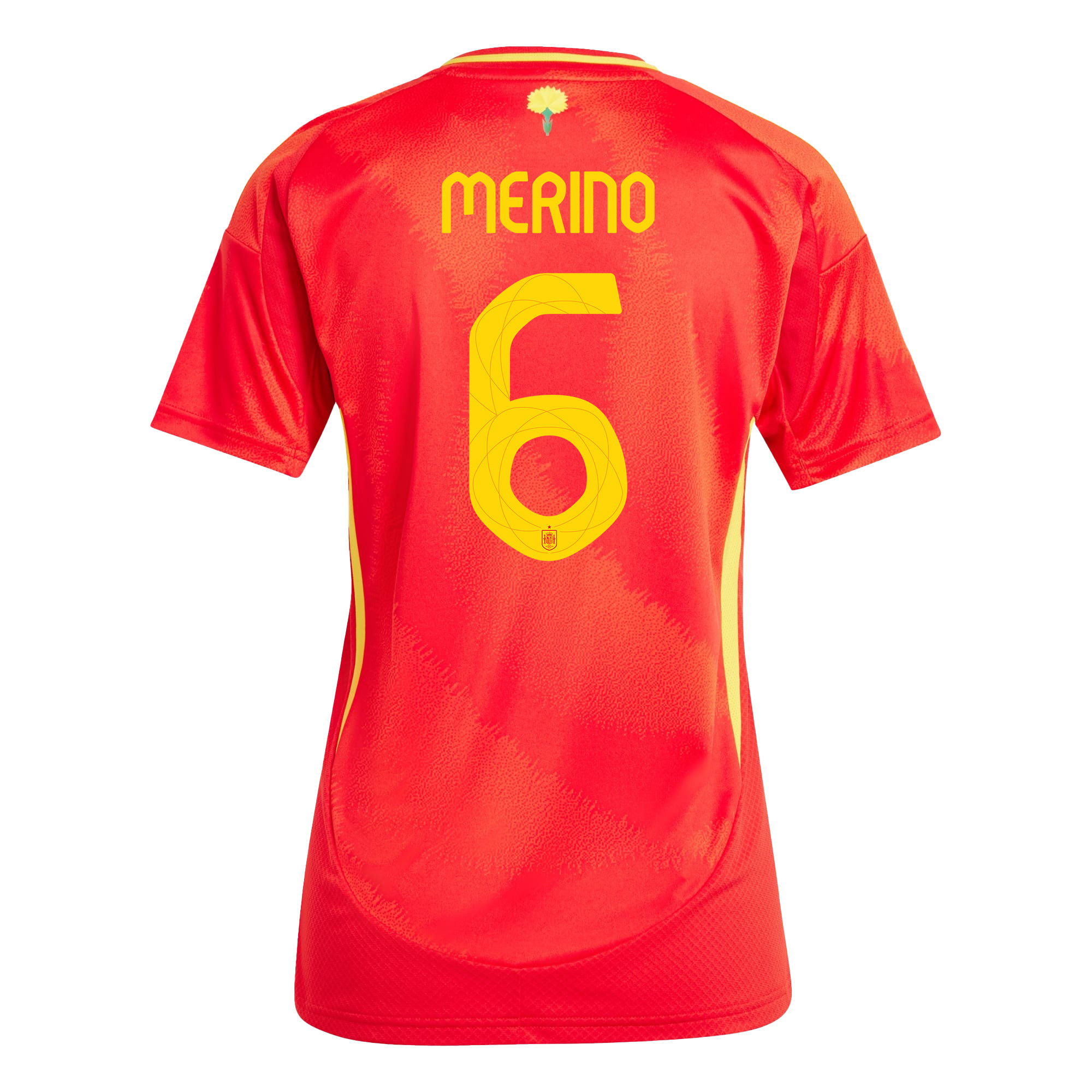 Mikel Merino 6 Spain National Team 2024 Home WOMEN Jersey - Red