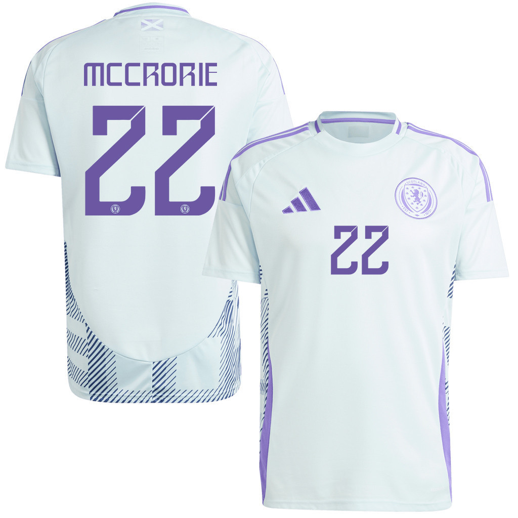 Ross McCrorie 22 Scotland National Team 2024 Away Men Jersey - White