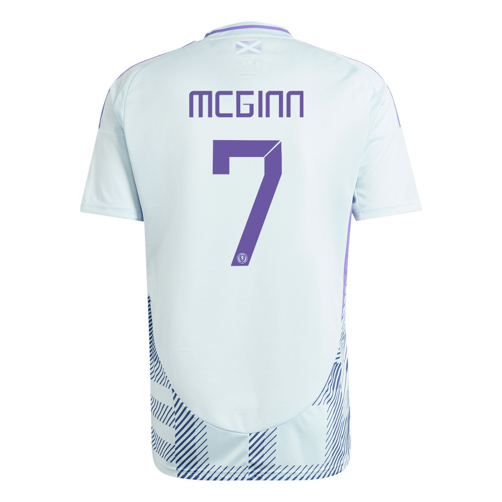 John McGinn 7 Scotland National Team 2024 Away Men Jersey - White
