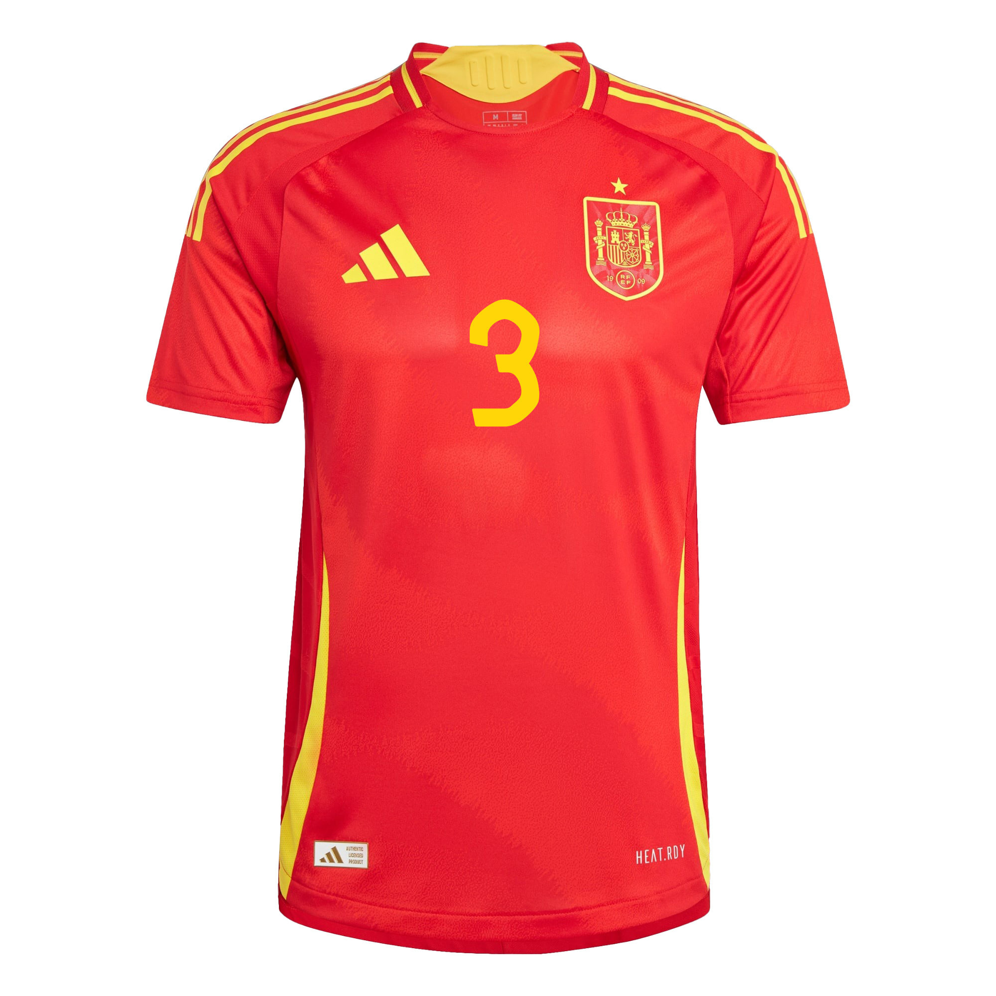 Alfonso Pedraza 3 Spain National Team 2024 Home Men Jersey - Red