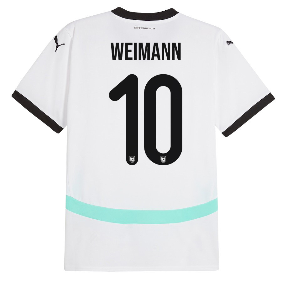 Andreas Weimann 10 Austria National Team 2024/25 Away Men Jersey - White