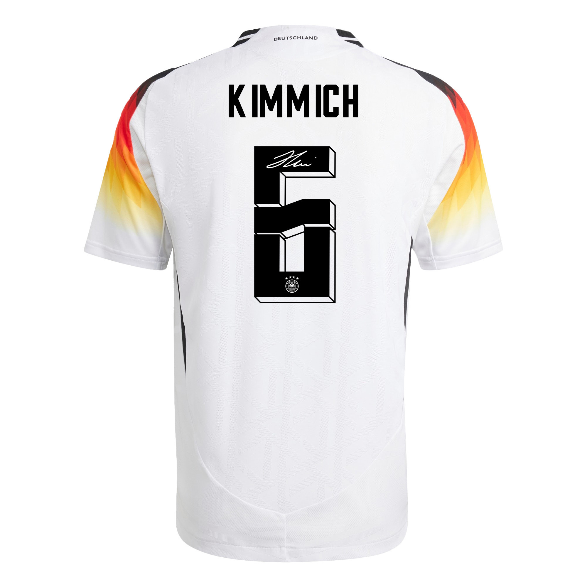 Joshua Kimmich 6 Signed Germany National Team 2024/25 Home Jersey Autographed - Men