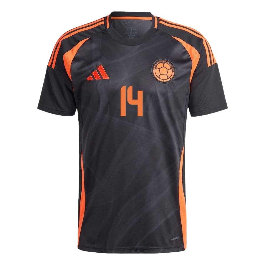 Jhon Durán 14 Colombia National Team 2024/25 Away Men Jersey - Black