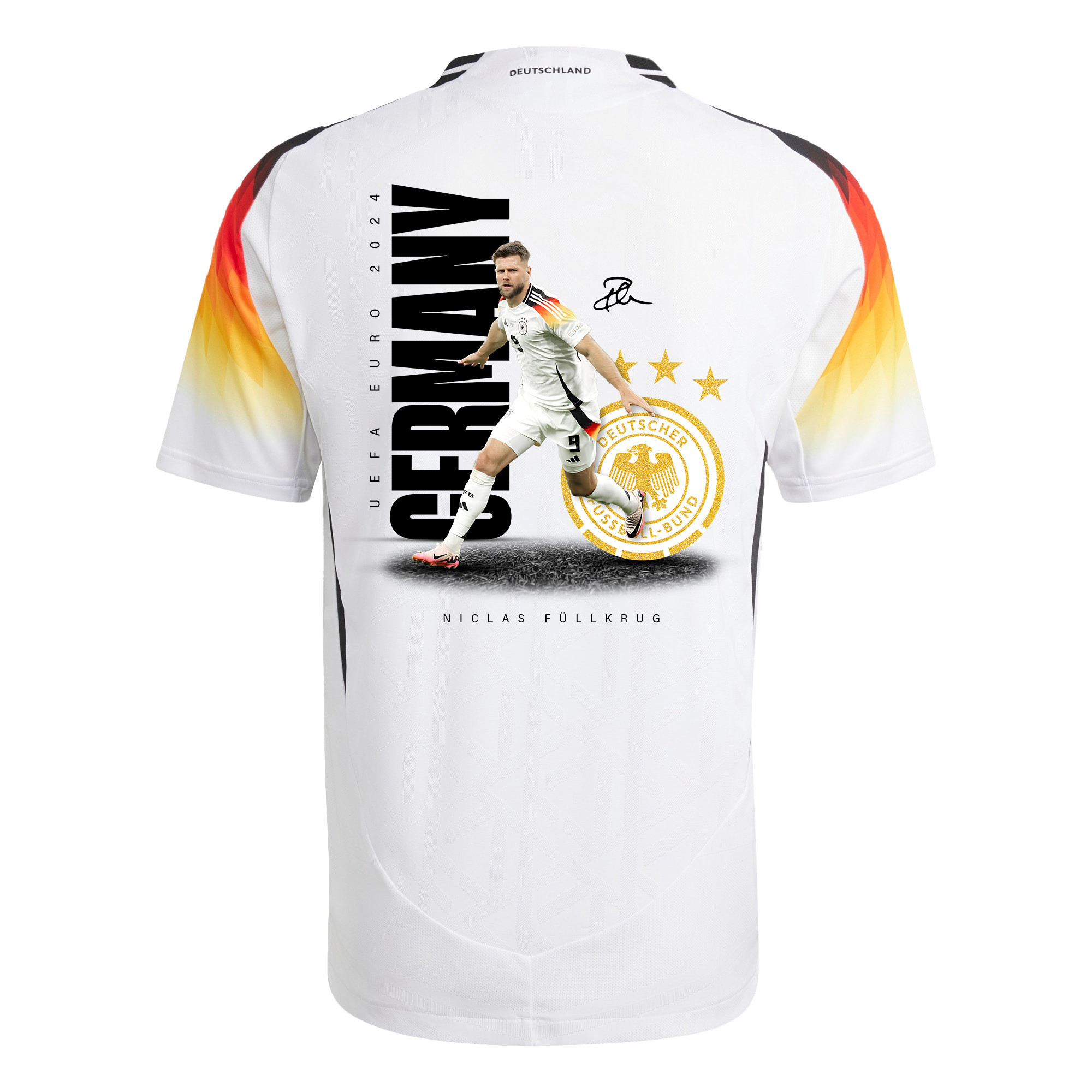 Niclas Füllkrug 9 Signed Game-changer Germany National Team 2024 Home Men Jersey - Purple