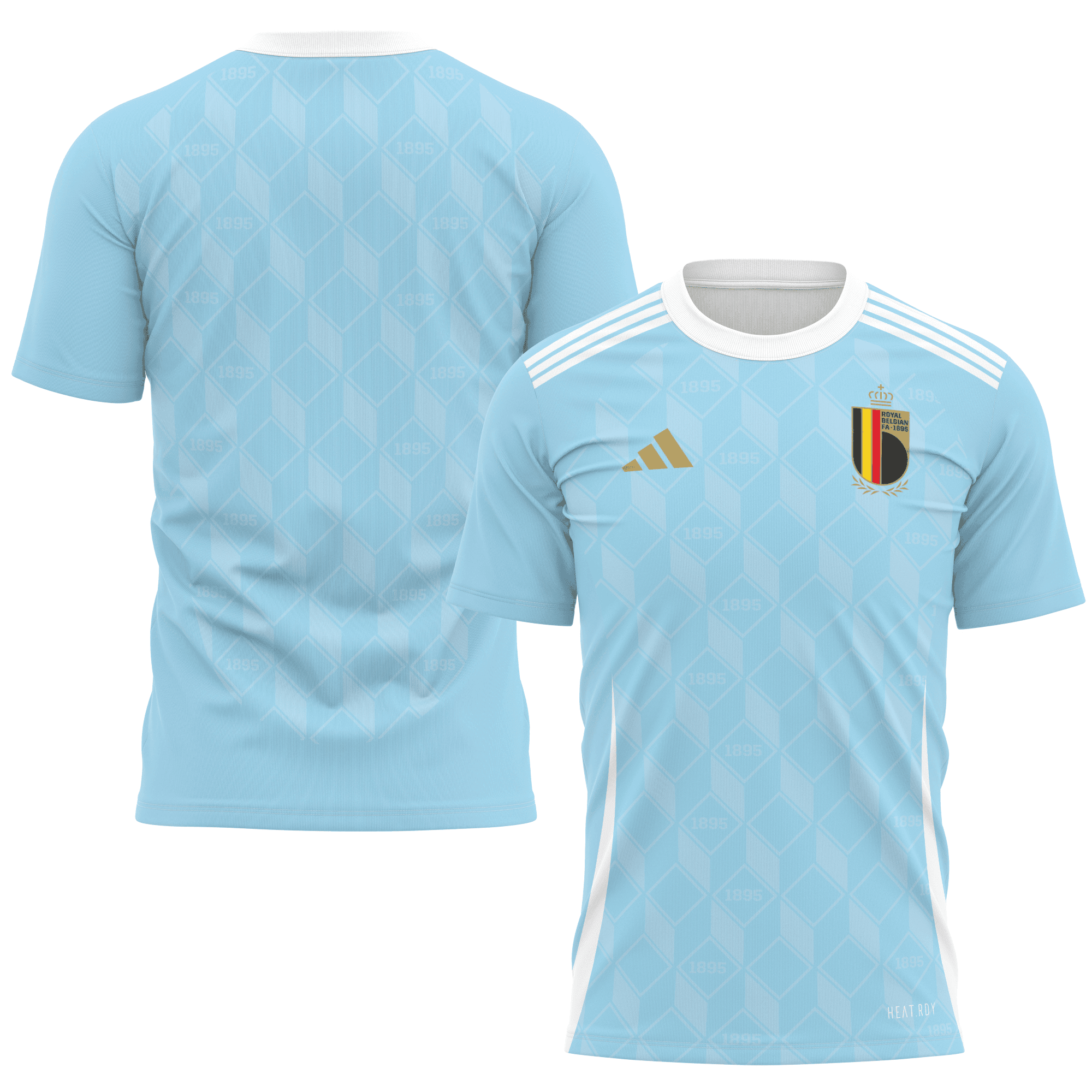 Belgium National Team 2024 Away Kits AOP T-shirt - Blue