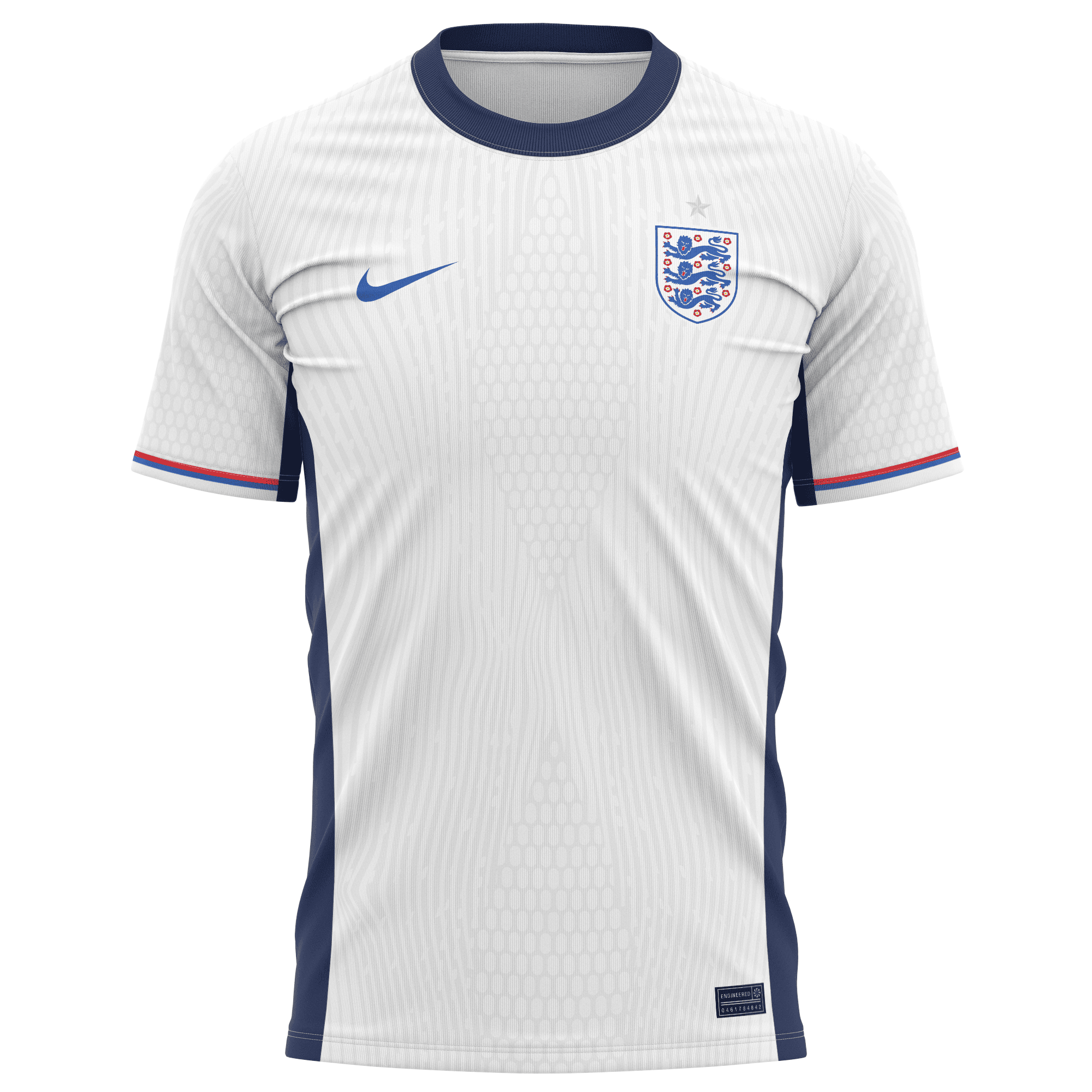 England National Team 2024 Home Kits AOP T-shirt - White