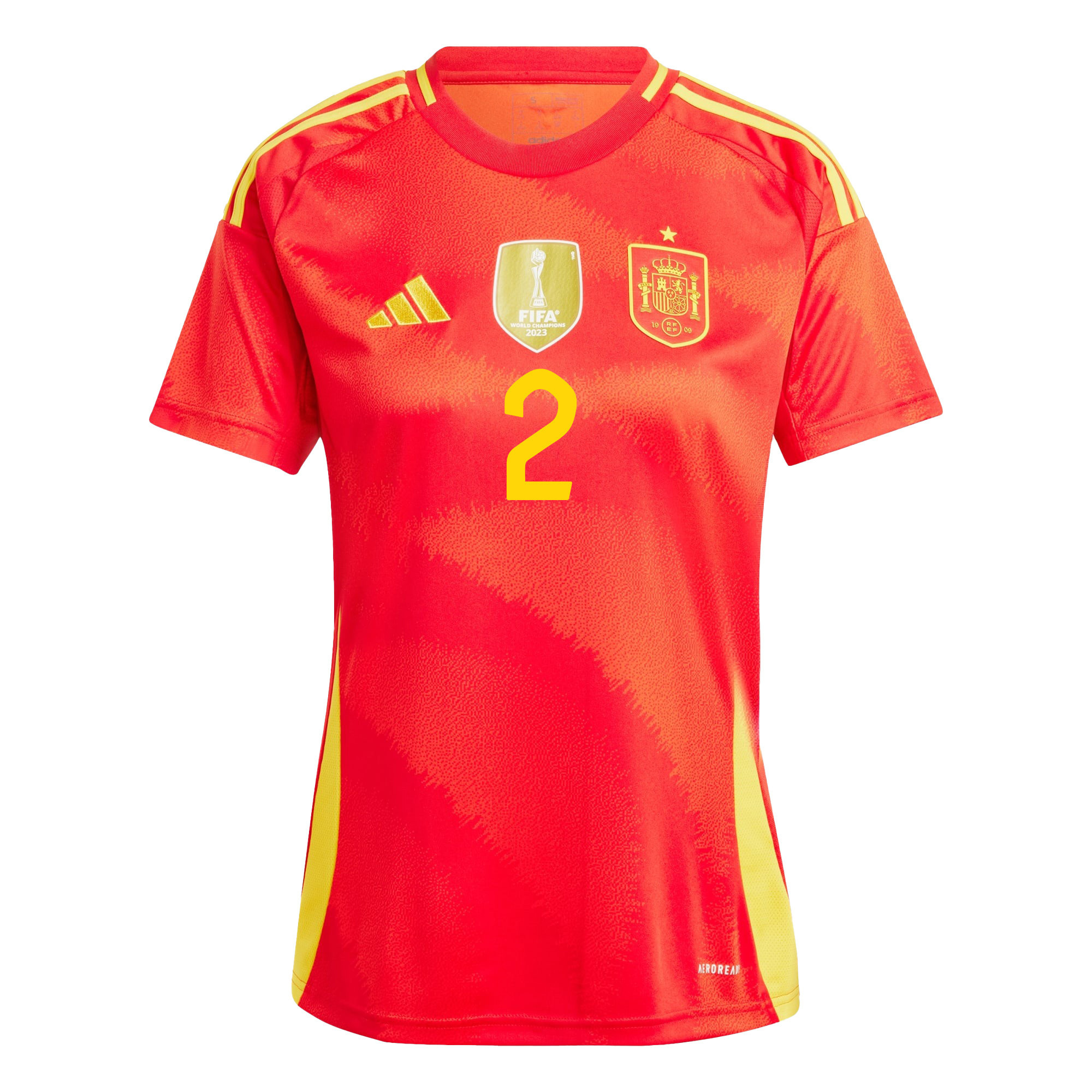 César Azpilicueta 2 Spain National Team 2024 Home WOMEN Jersey - Red