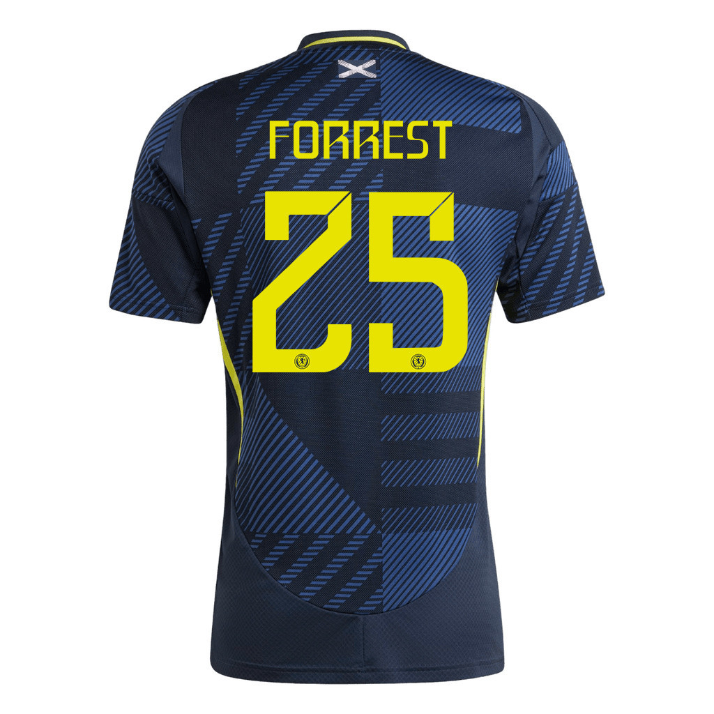 James Forrest 25 Scotland National Team 2024 Home Men Jersey - Navy