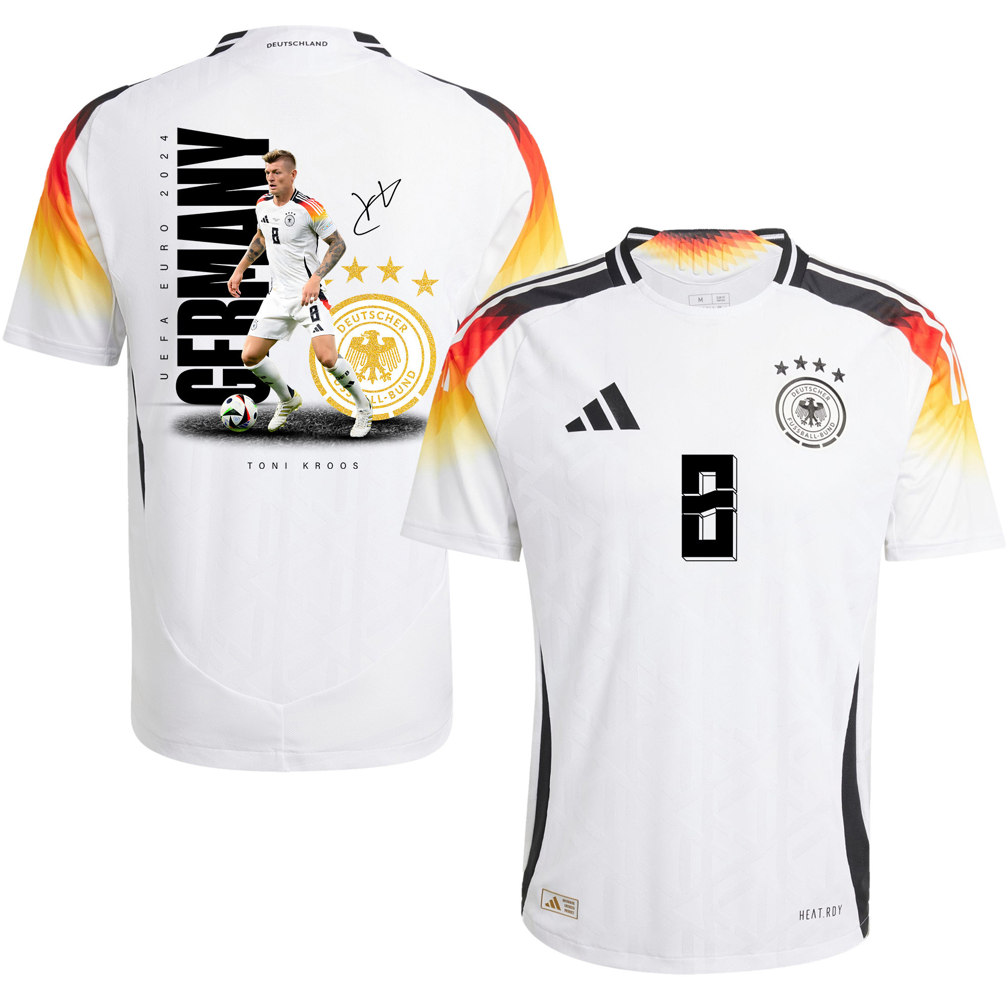 Toni Kroos 8 Signed Game-changer Germany National Team 2024 Home Men Jersey - Purple