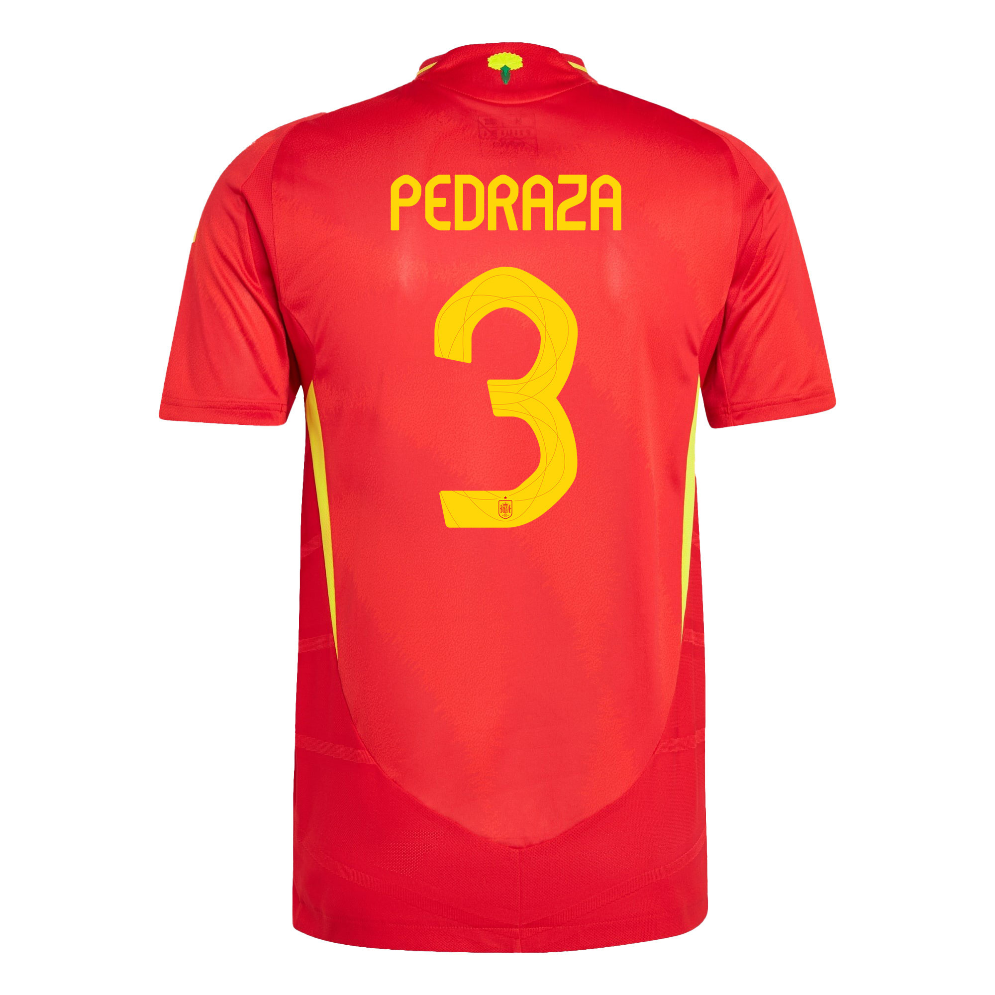 Alfonso Pedraza 3 Spain National Team 2024 Home Men Jersey - Red