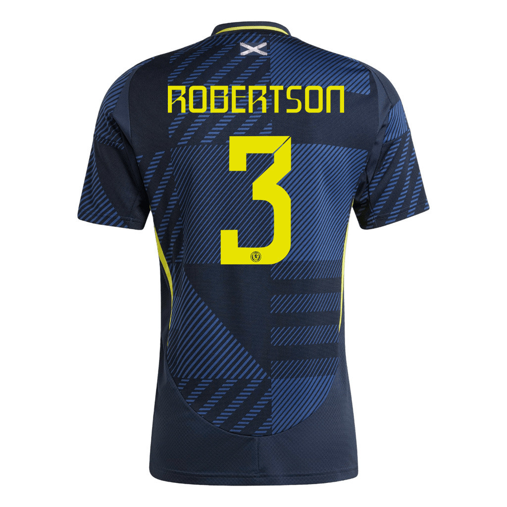 Andy Robertson 3 Scotland National Team 2024 Home Men Jersey - Navy