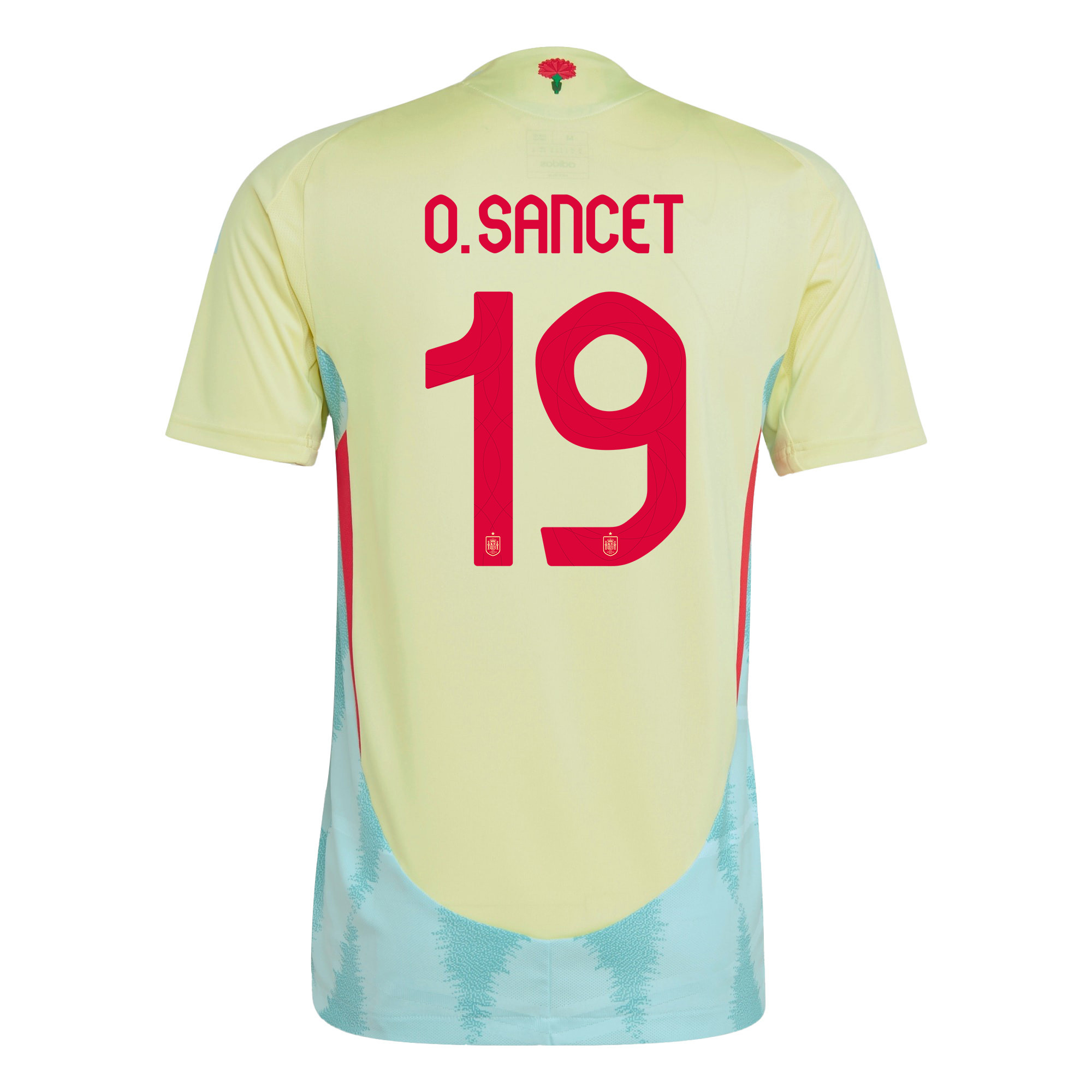 Oihan Sancet 19 Spain National Team 2024 Away Men Jersey - Yellow