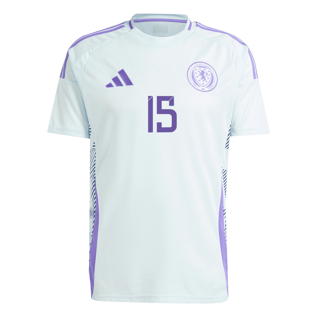Ryan Porteous 15 Scotland National Team 2024 Away Men Jersey - White