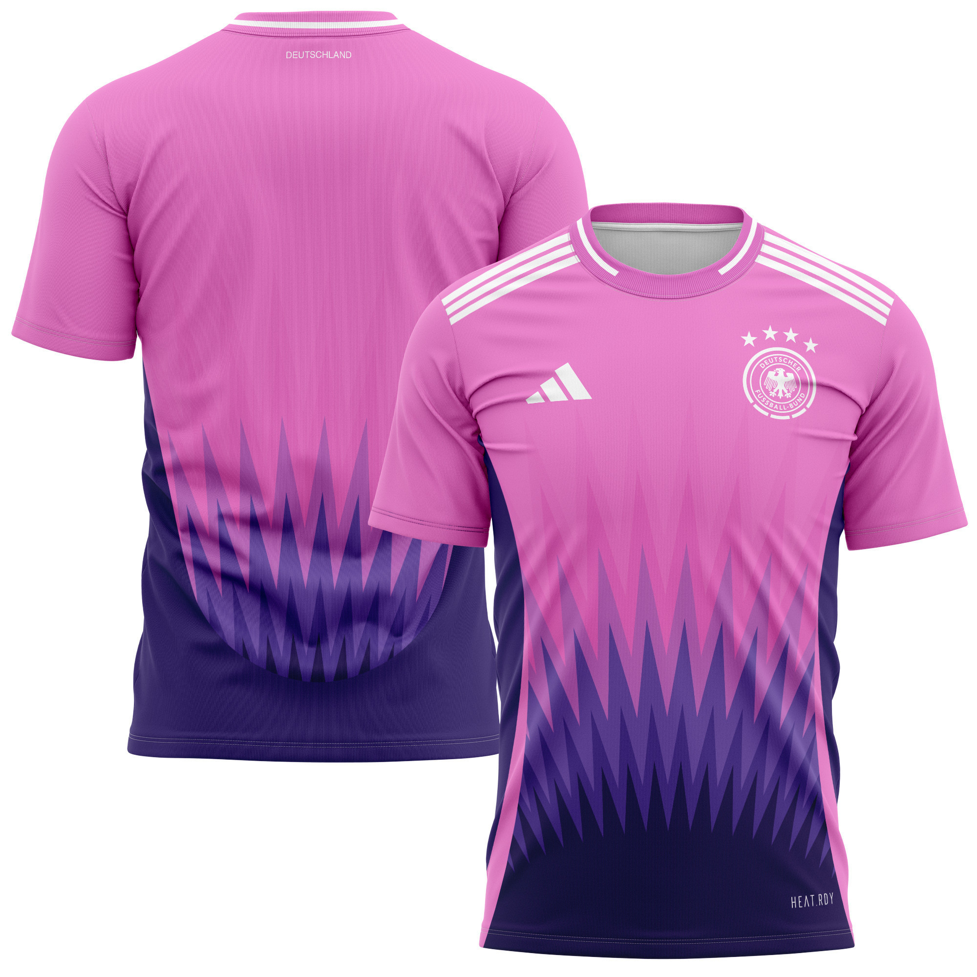 Germany National Team 2024 Away Kits AOP T-shirt - Pink