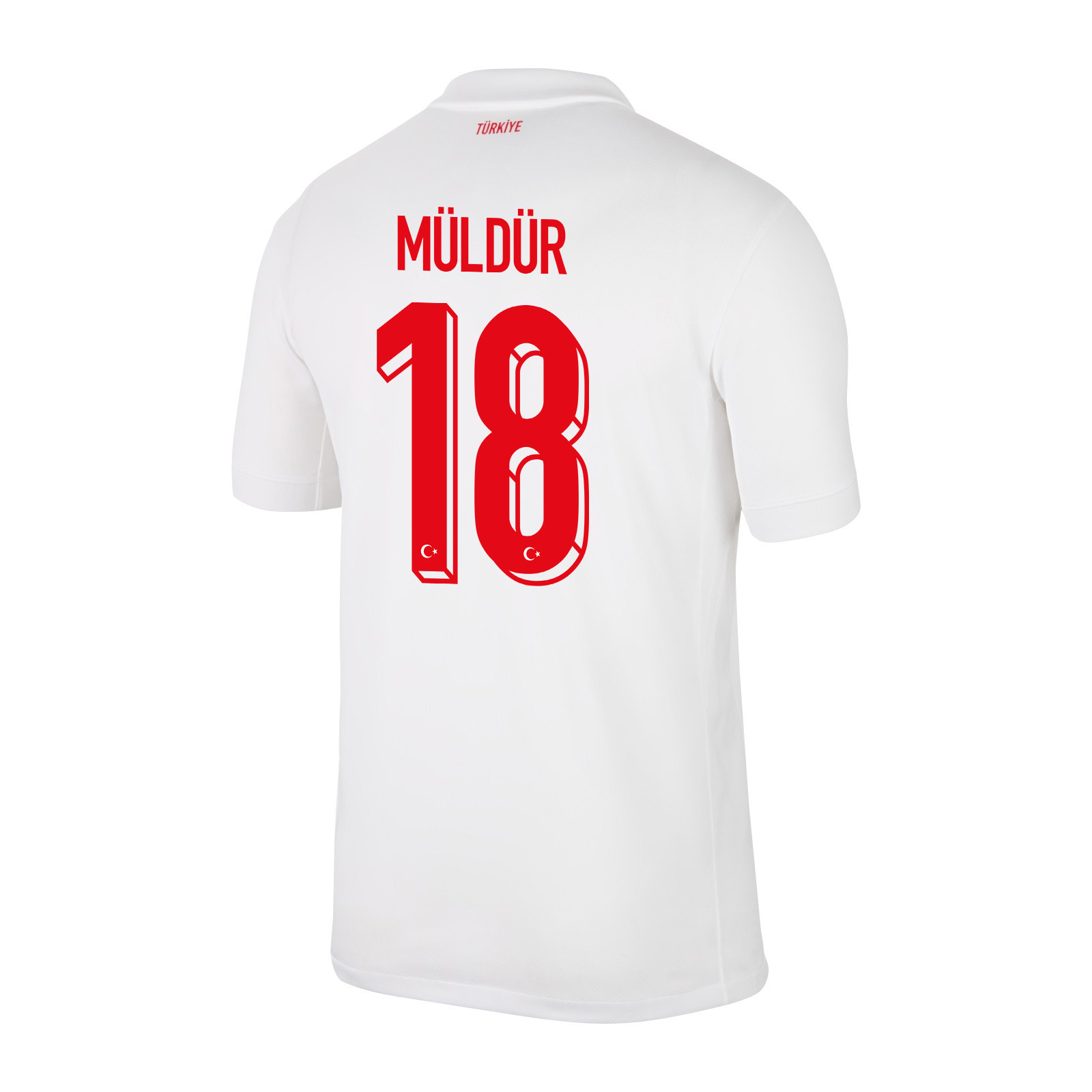 Mert Müldür 18 Turkey National Team 2024 Home Stadium Men Jersey - White