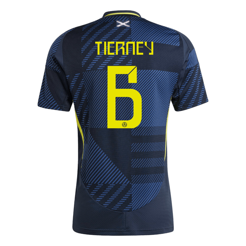 Kieran Tierney 6 Scotland National Team 2024 Home Men Jersey - Navy