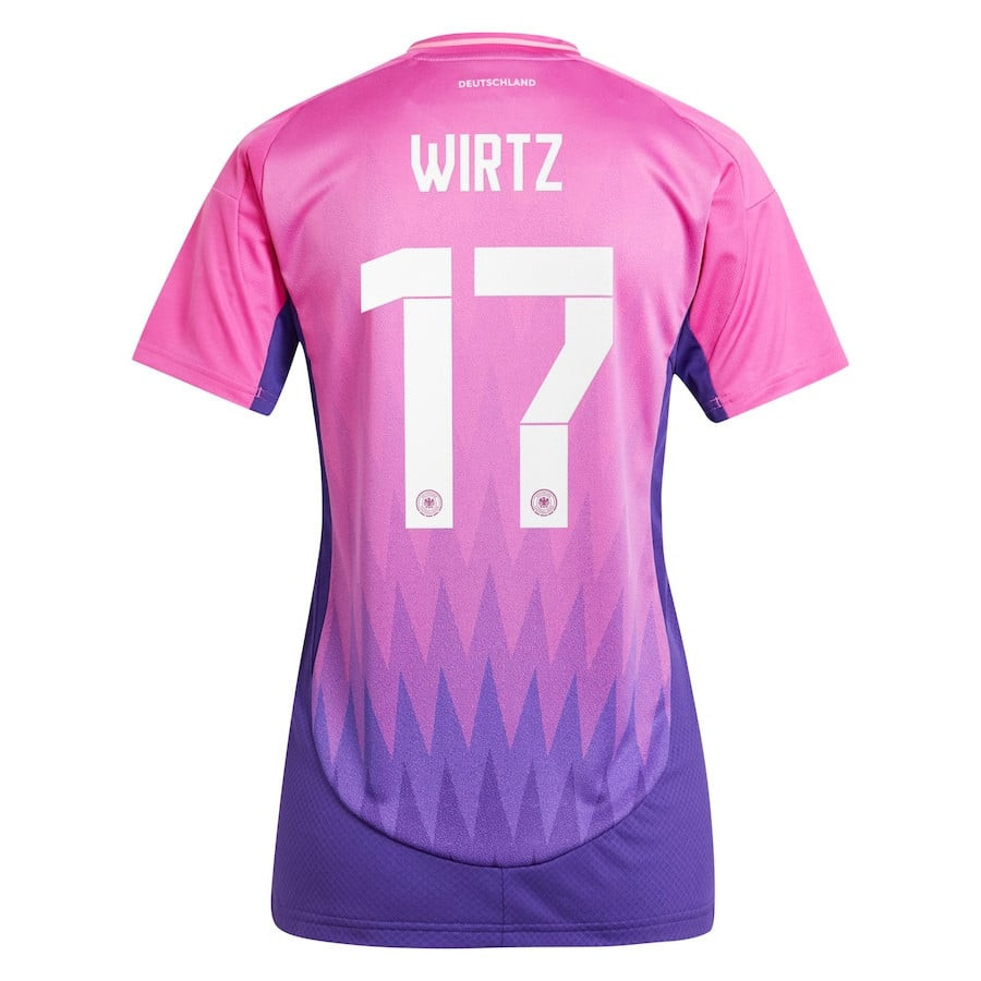 Florian Wirtz 17 Germany National Team 2024 Away Women Jersey - Pink