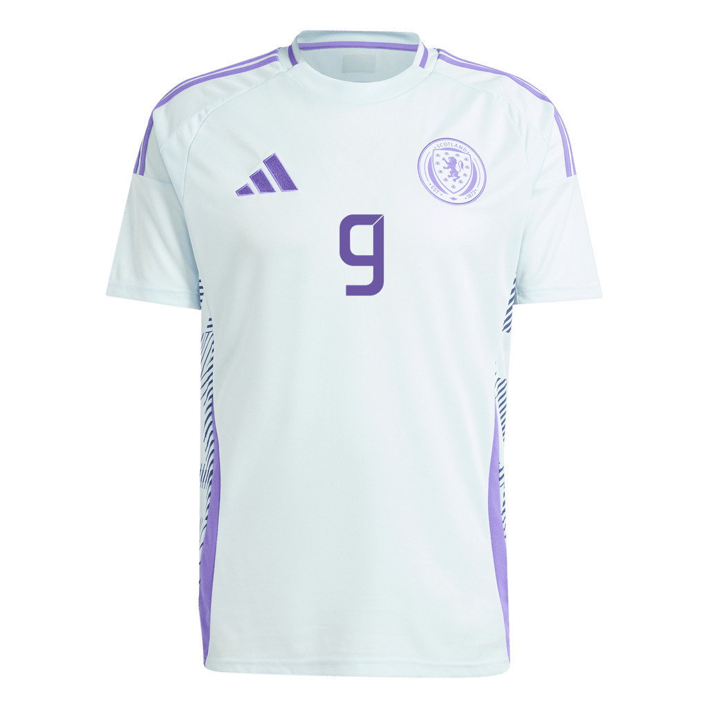 Lawrence Shankland 9 Scotland National Team 2024 Away Men Jersey - White