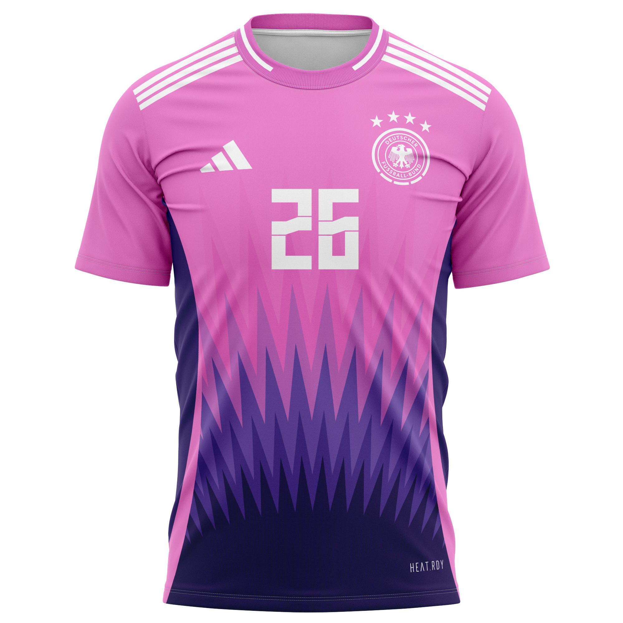 Deniz Undav 26 Germany National Team 2024 Away Kits AOP T-shirt - Purple