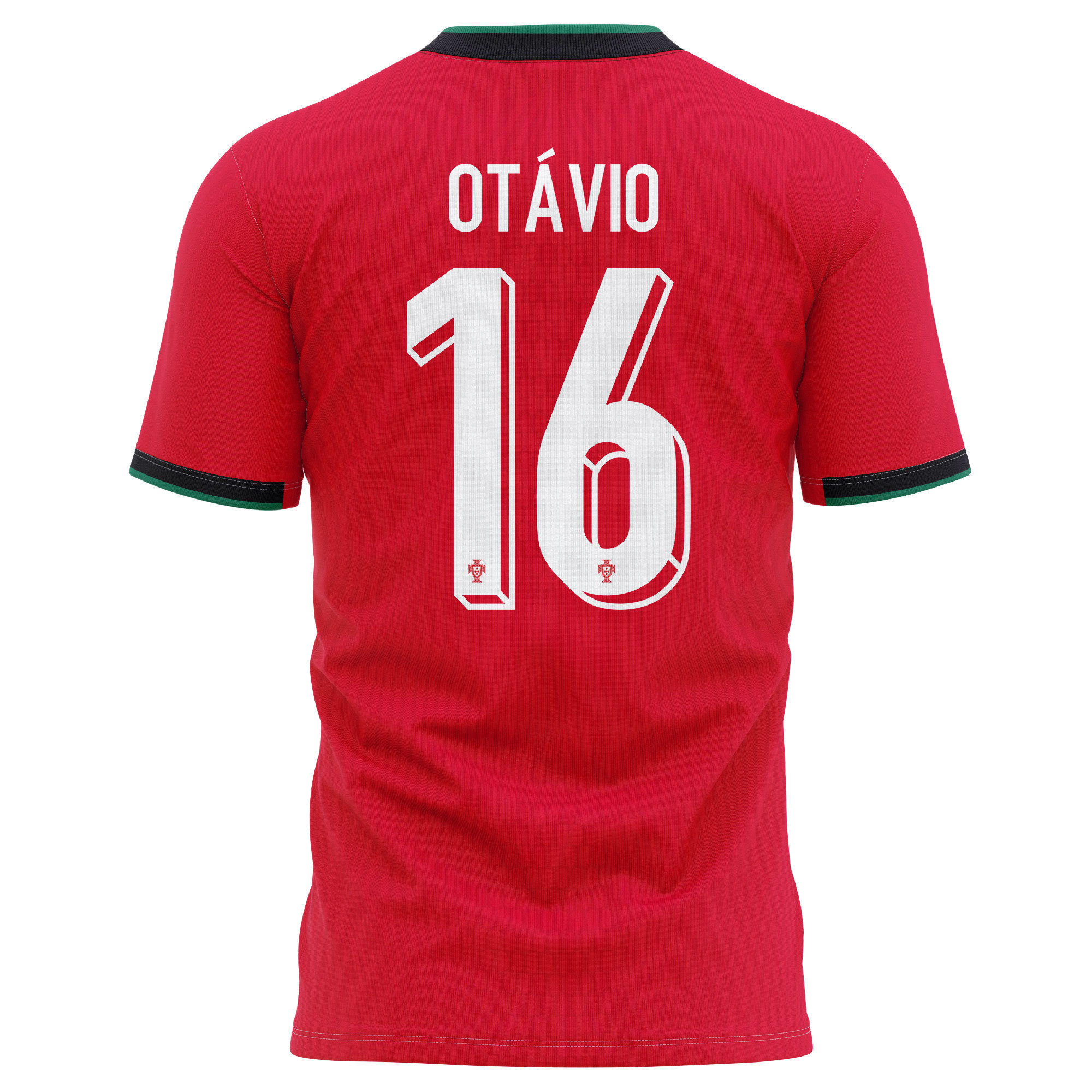 Otávio 16 Portugal National Team 2024/25 Home Kits AOP T-shirt - Red