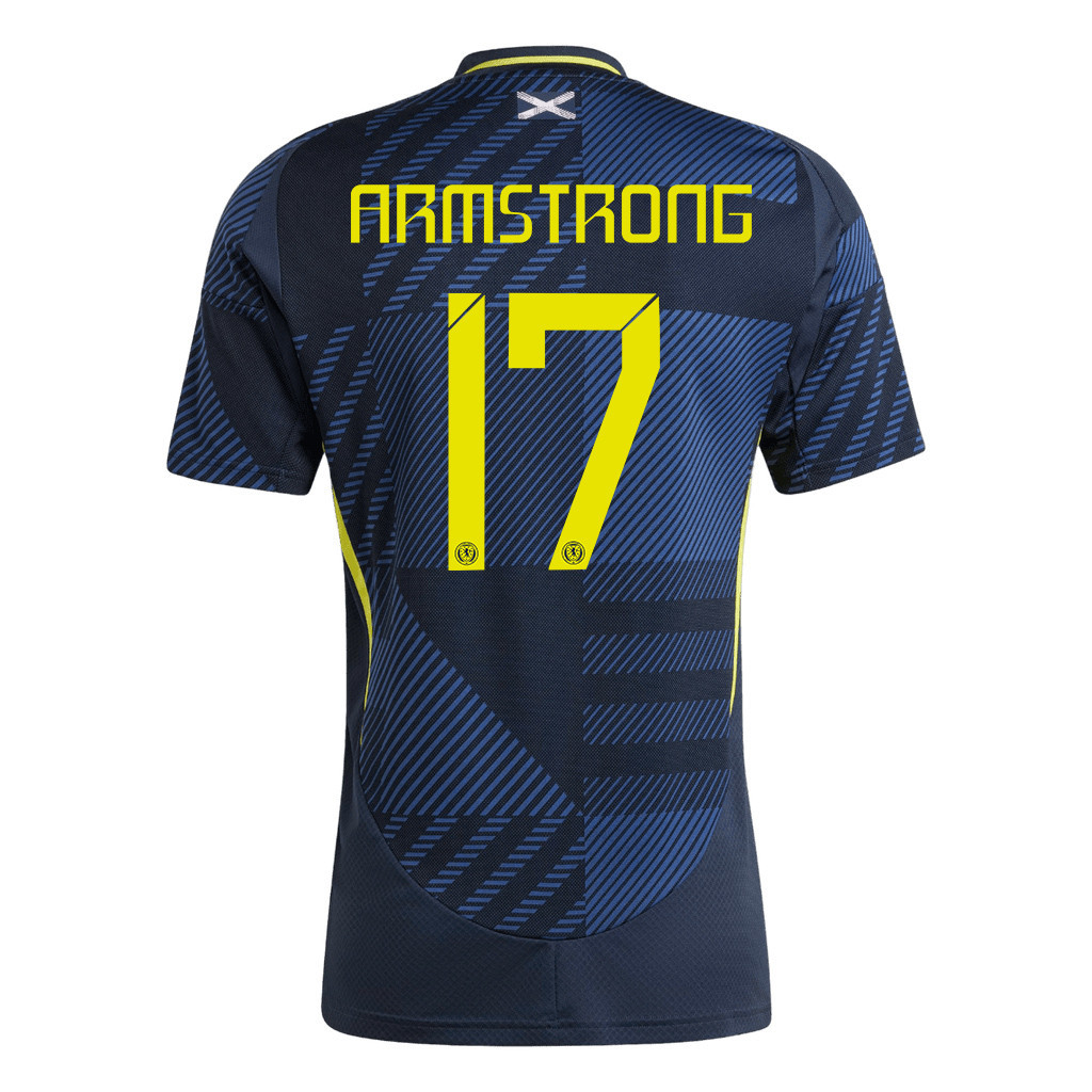 Stuart Armstrong 17 Scotland National Team 2024 Home Men Jersey - Navy