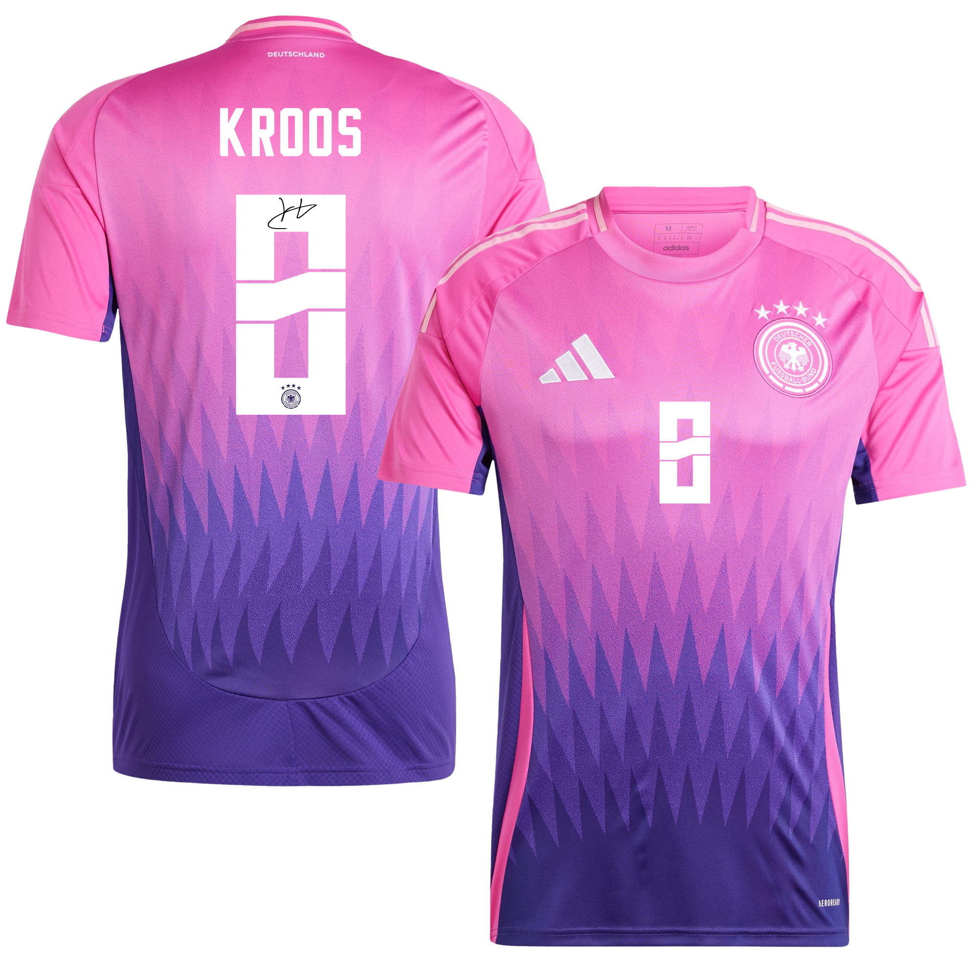 Toni Kroos 8 Signed Germany National Team 2024/25 Away Jersey Autographed - Men