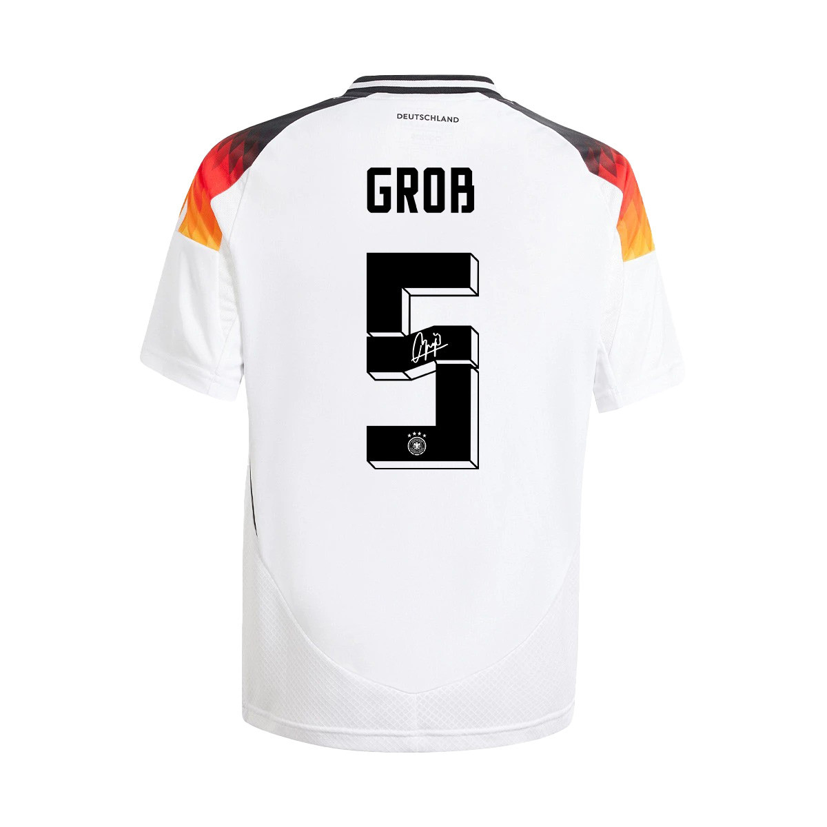 Pascal Groß 5 Signed Germany National Team 2024/25 YOUTH Jersey Autographed - Home