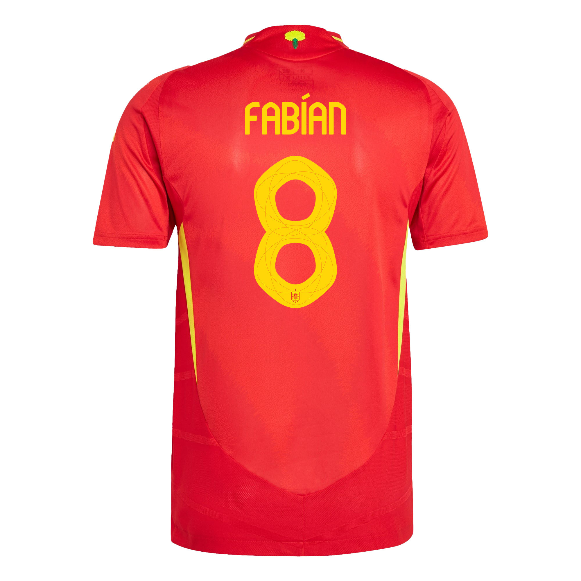 Fabián Ruiz 8 Spain National Team 2024 Home Men Jersey - Red