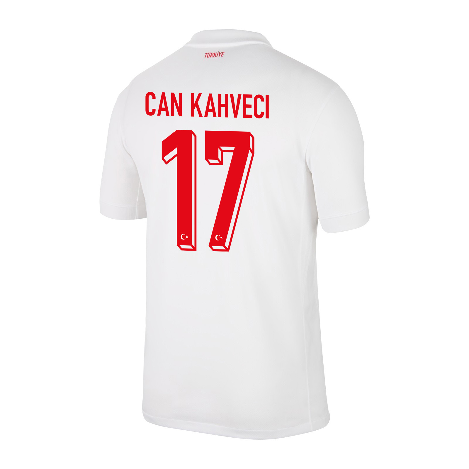İrfan Can Kahveci 17 Turkey National Team 2024 Home Stadium Men Jersey - White