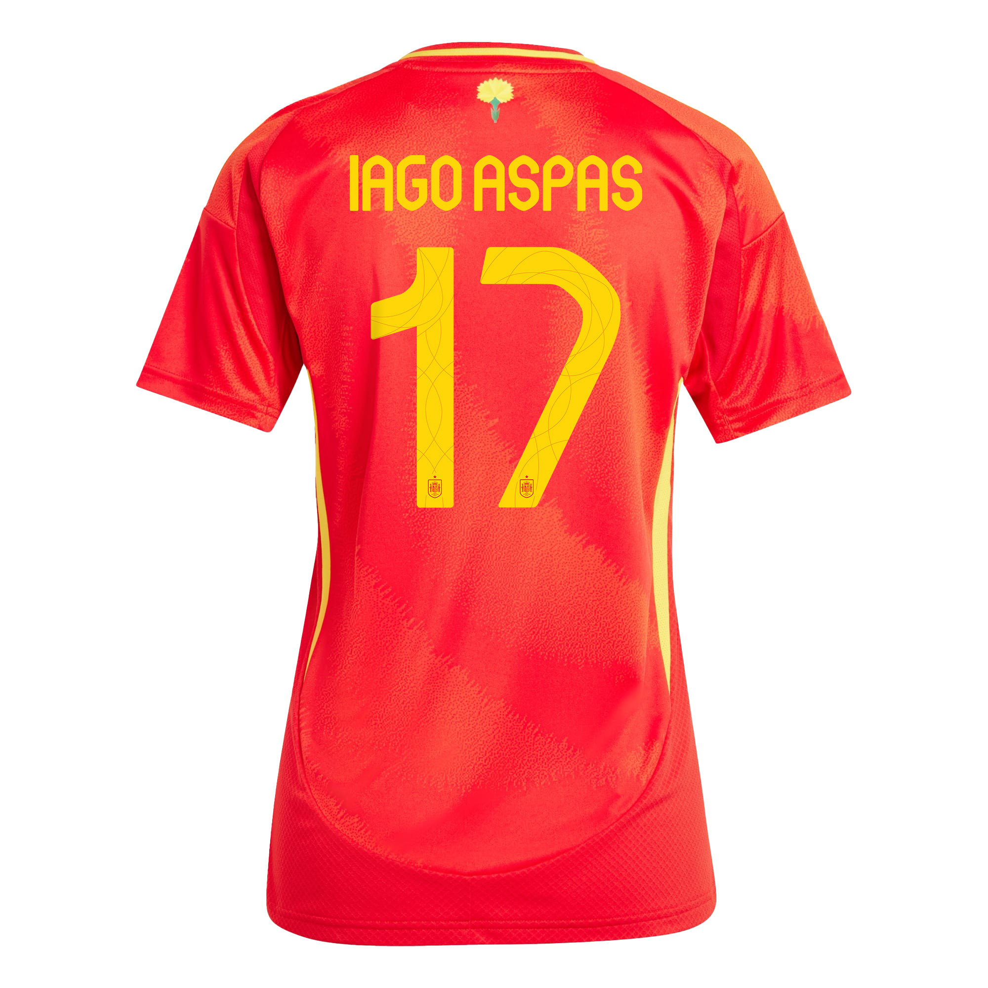 Iago Aspas 17 Spain National Team 2024 Home WOMEN Jersey - Red