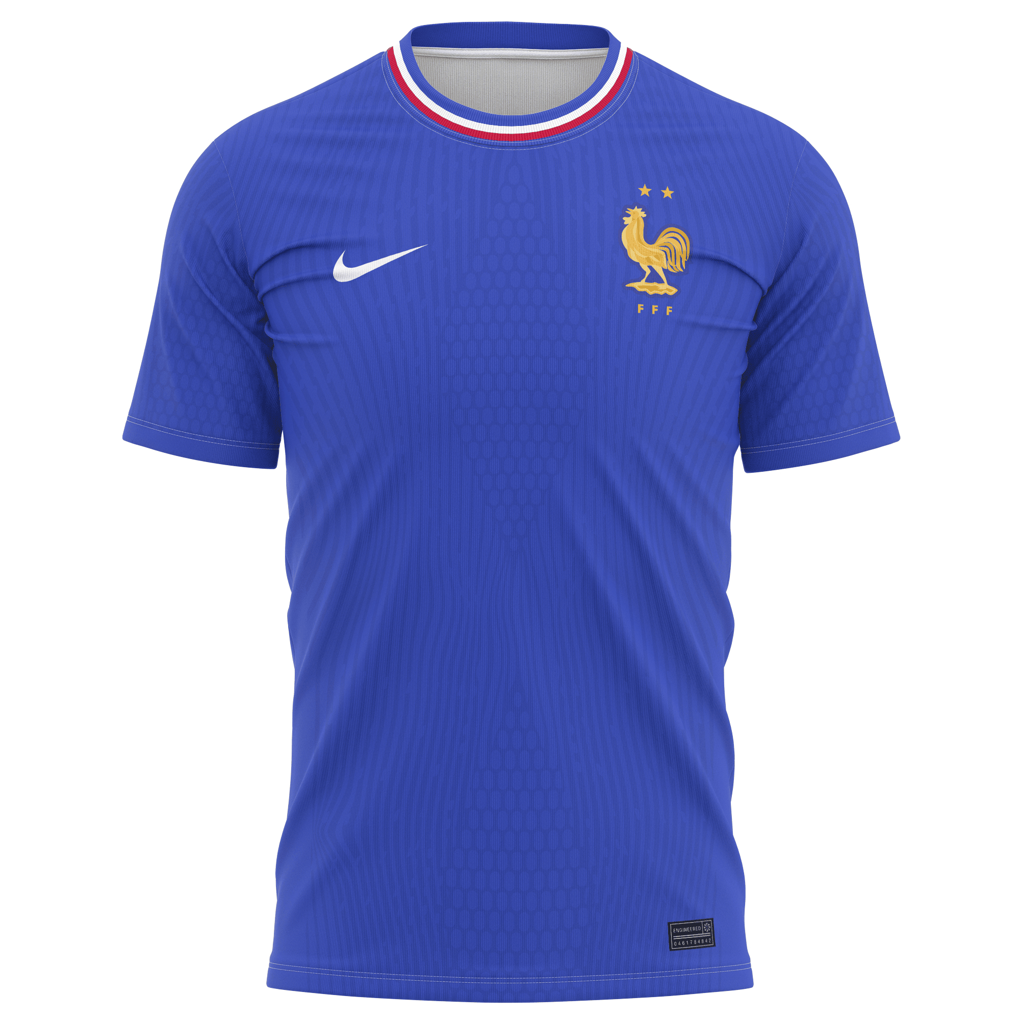 France National Team 2024 Away Kits AOP T-shirt - Blue