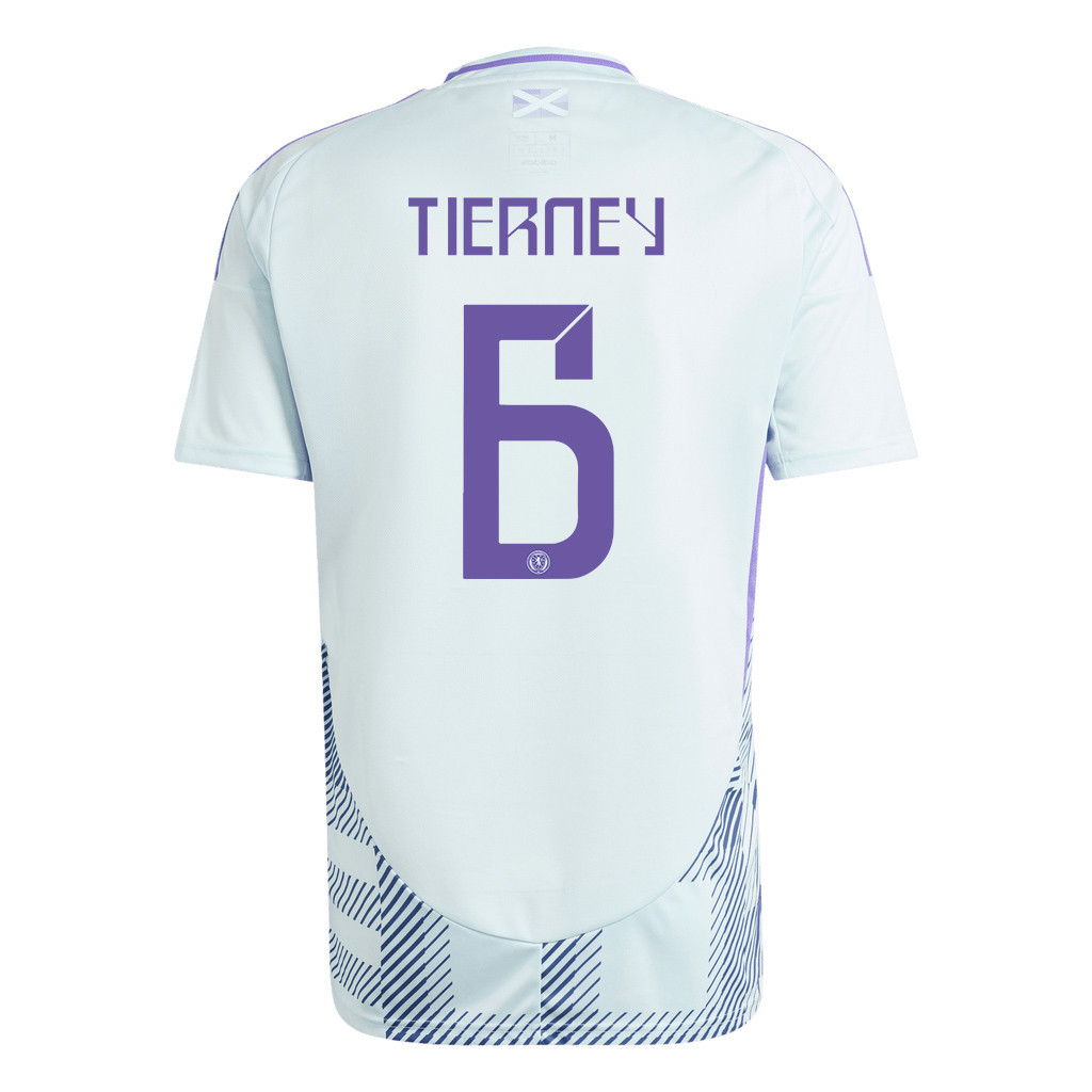 Kieran Tierney 6 Scotland National Team 2024 Away Men Jersey - White
