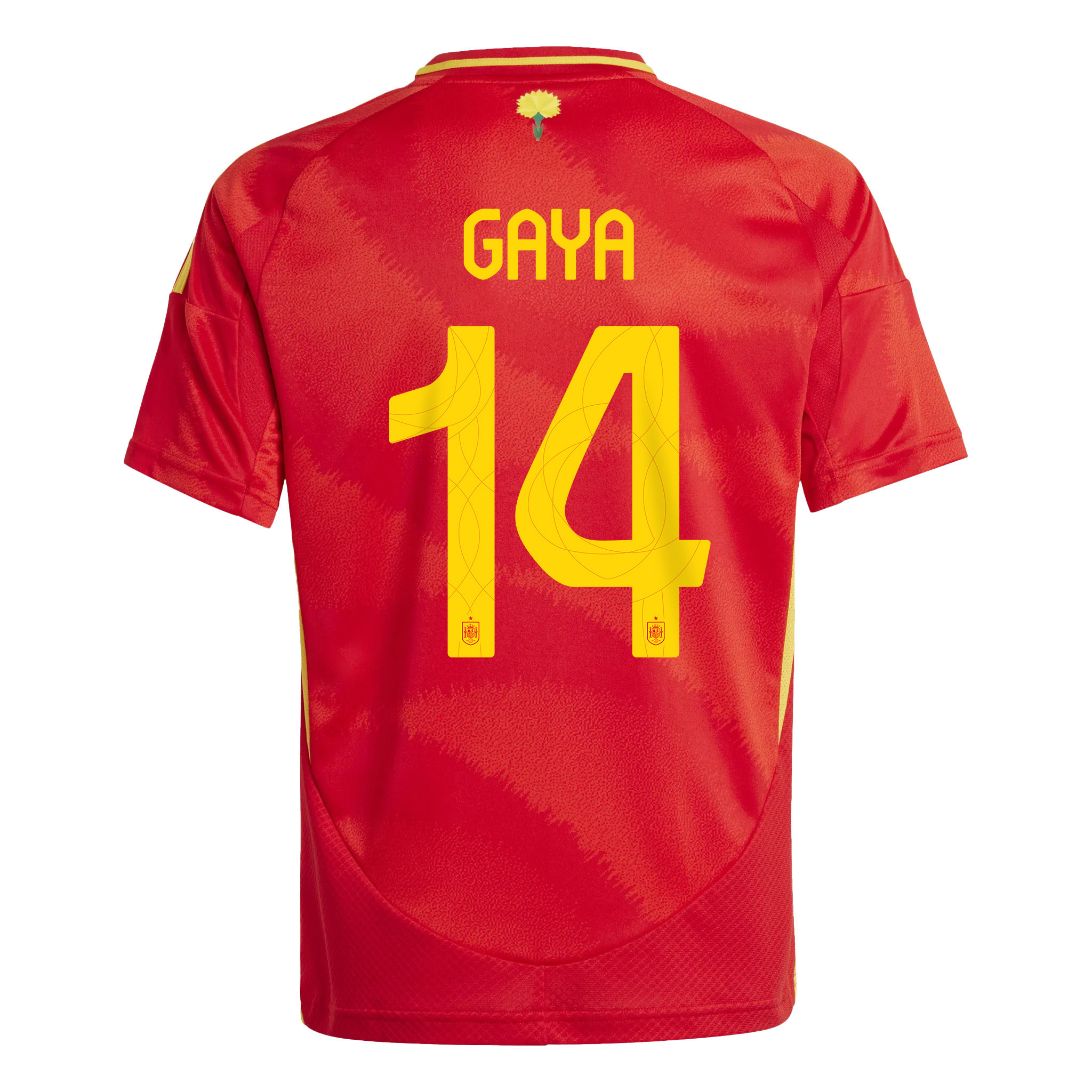 José Gayà 14 Spain National Team 2024 Home YOUTH Jersey - Red